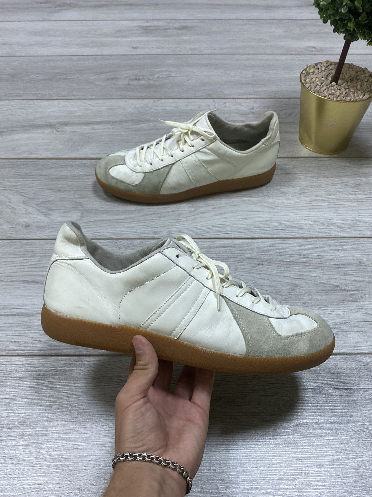 Vintage Bw-sport 285 GAT leather trainers Margiela shoes | Grailed