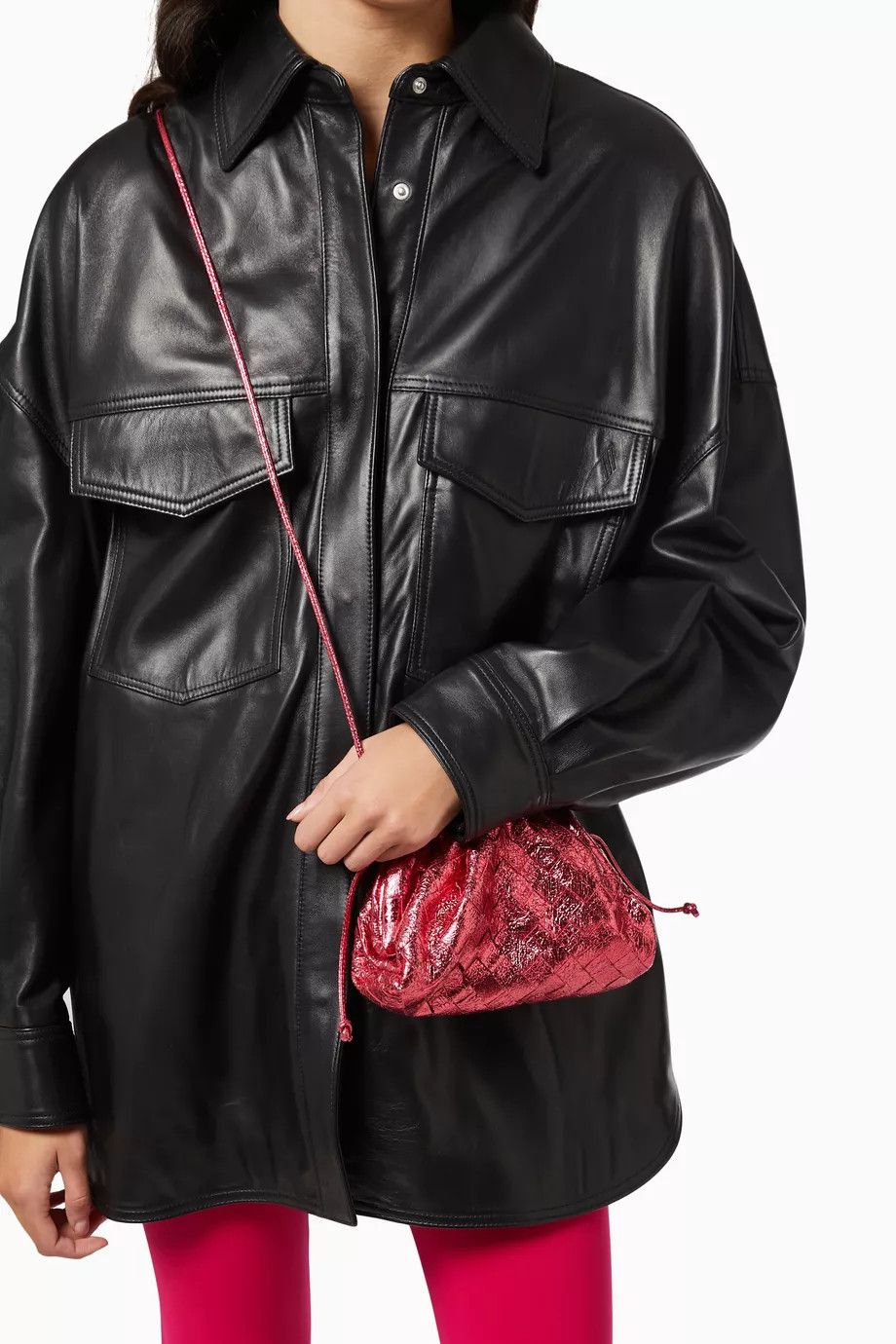 Bottega Veneta o1n1vont1124 Size: OS / Pouch in Pink Size ONE SIZE - 2 Thumbnail