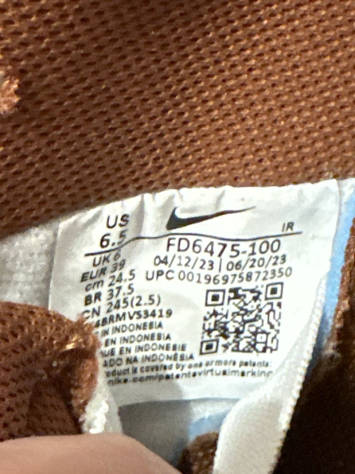 Nike × Stussy Stussy x Nike Air Flight ‘89 Size US 6.5 / EU 39-40 - 5 Thumbnail