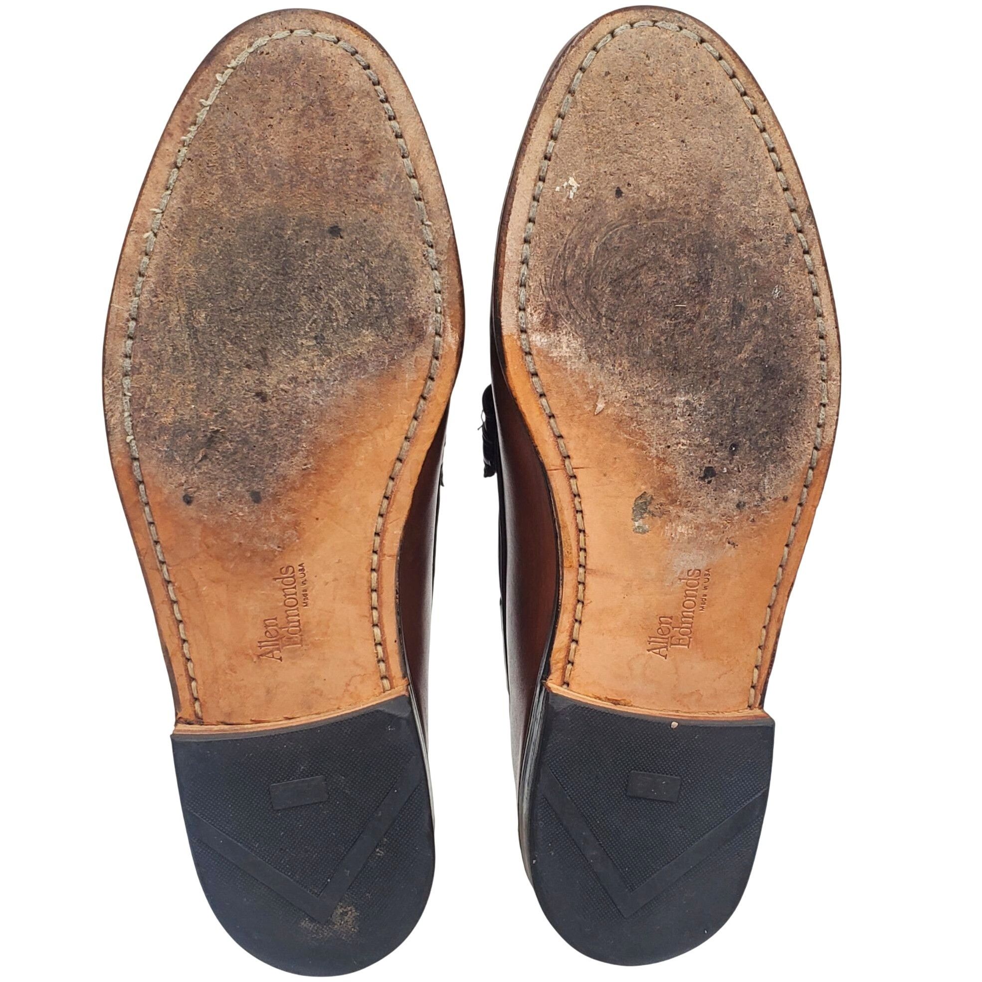 Allen Edmonds Allen Edmunds Stoughton Men's size 8.5E Brown Leather Kiltie Size US 8.5 / EU 41-42 - 3 Thumbnail