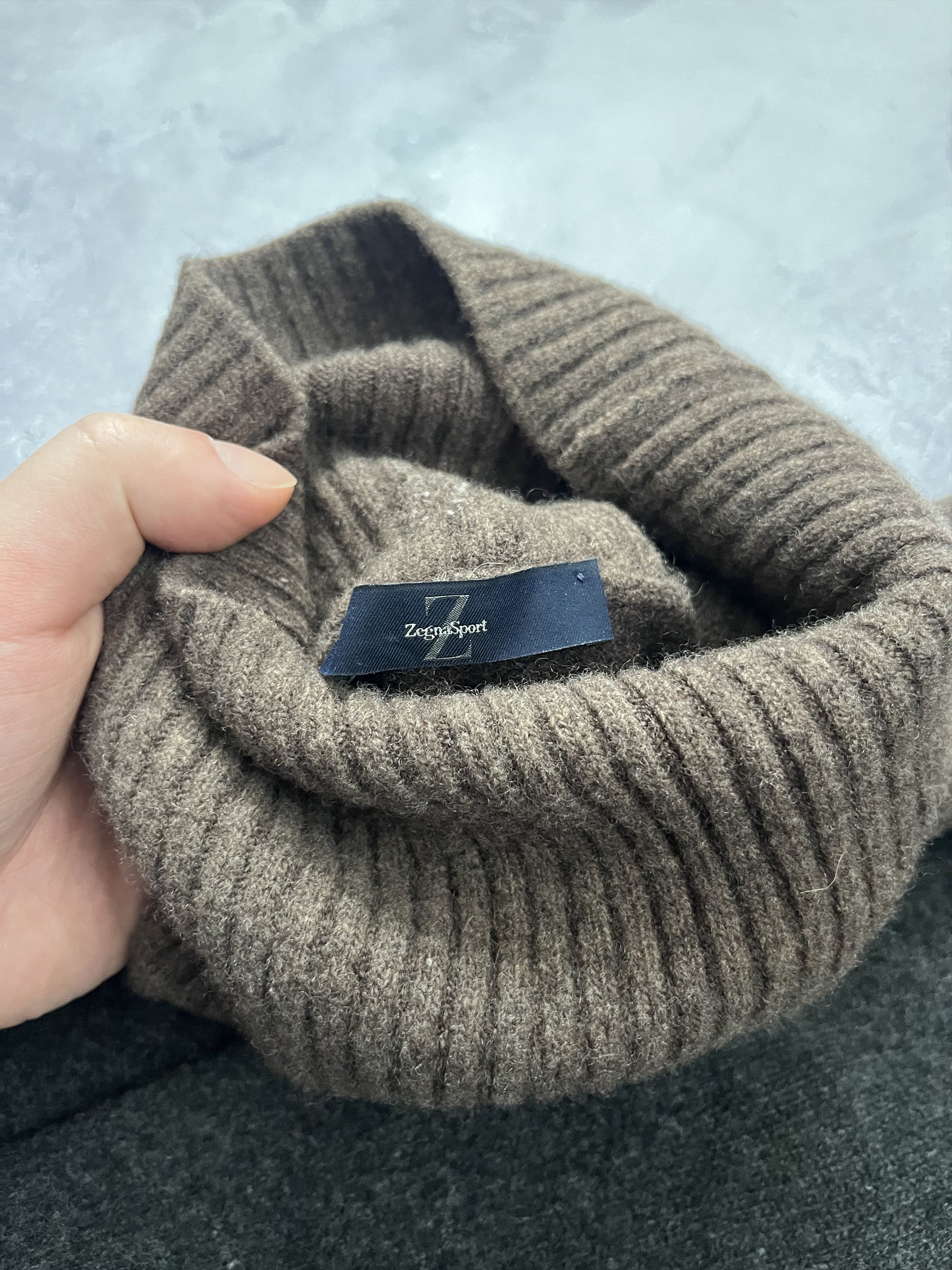 Ermenegildo Zegna Zegna Sport Sweater Medium Wool Pullover Turtleneck Size US M / EU 48-50 / 2 - 7 Thumbnail