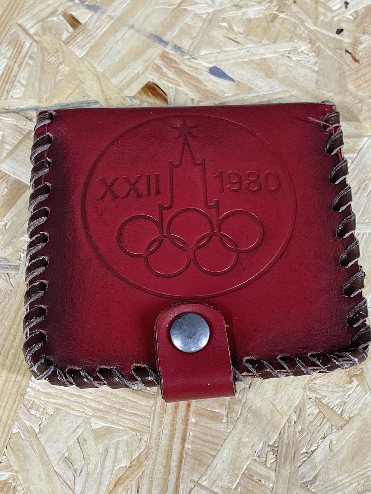 Vintage Leather wallet Olympiad 80 Size ONE SIZE - 2 Thumbnail