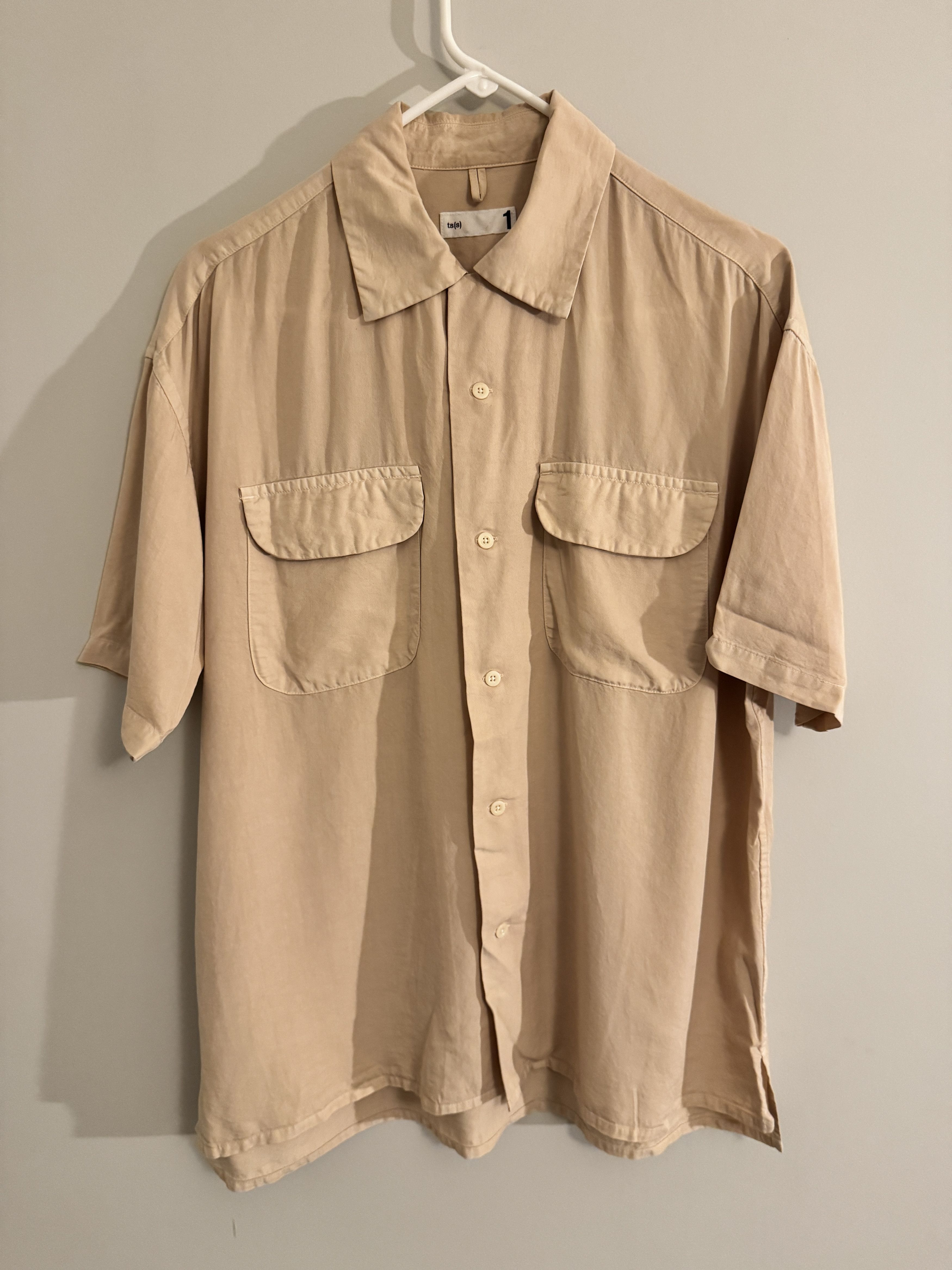 Ts(S) Garment Dye Round Flap Pocket S/S Shirt Size US S / EU 44-46 / 1 - 1 Thumbnail