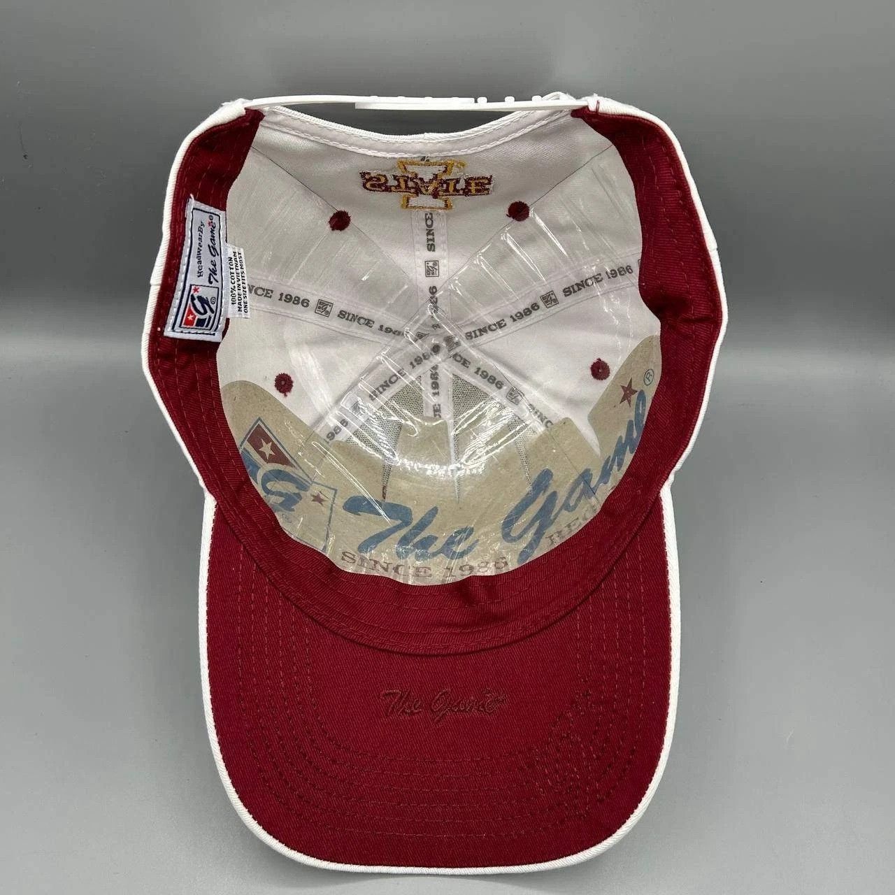 The Game Vintage Iowa State Cyclones Hat Men NCAA Snap Back Cotton Size ONE SIZE - 2 Thumbnail