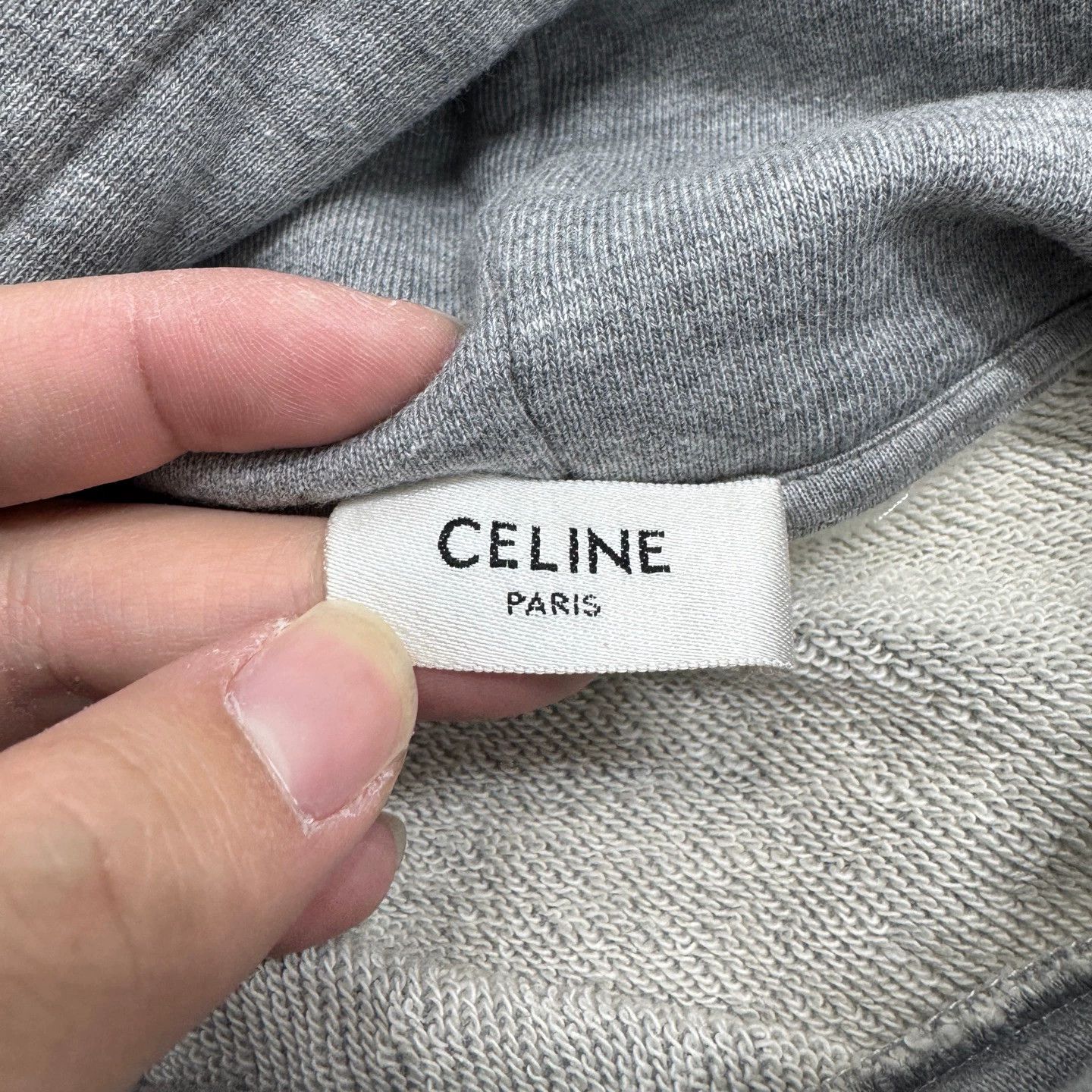 Celine Celine Logo Print Hoodie XS Size XS / US 0-2 / IT 36-38 - 2 Thumbnail