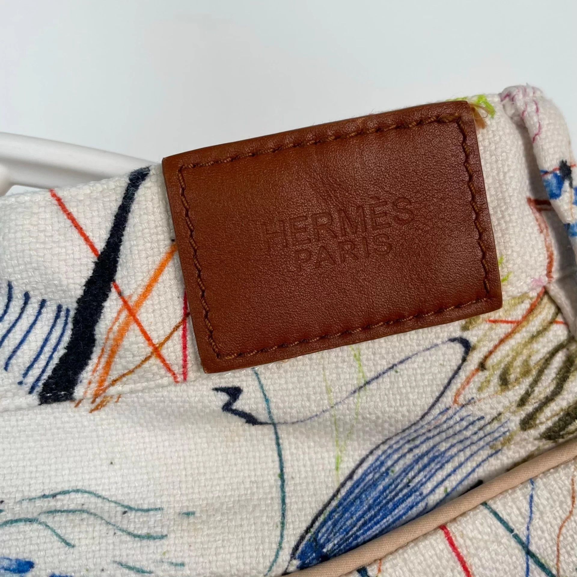 Hermes Hermès Denim Printed Shorts 36 Size 26" / US 2 / IT 38 - 3 Thumbnail