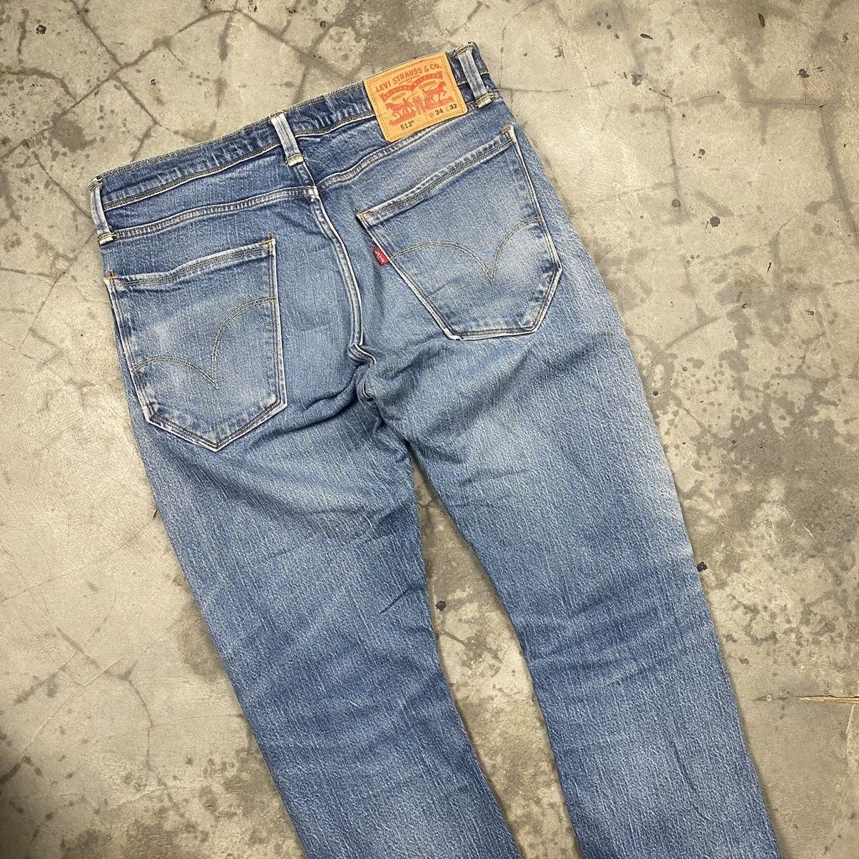 Levi's × Levi's Made & Crafted × Levi's Vintage Clothing y2k Levis 513 Acid Washed Jeans Size US 34 / EU 50 - 8 Thumbnail