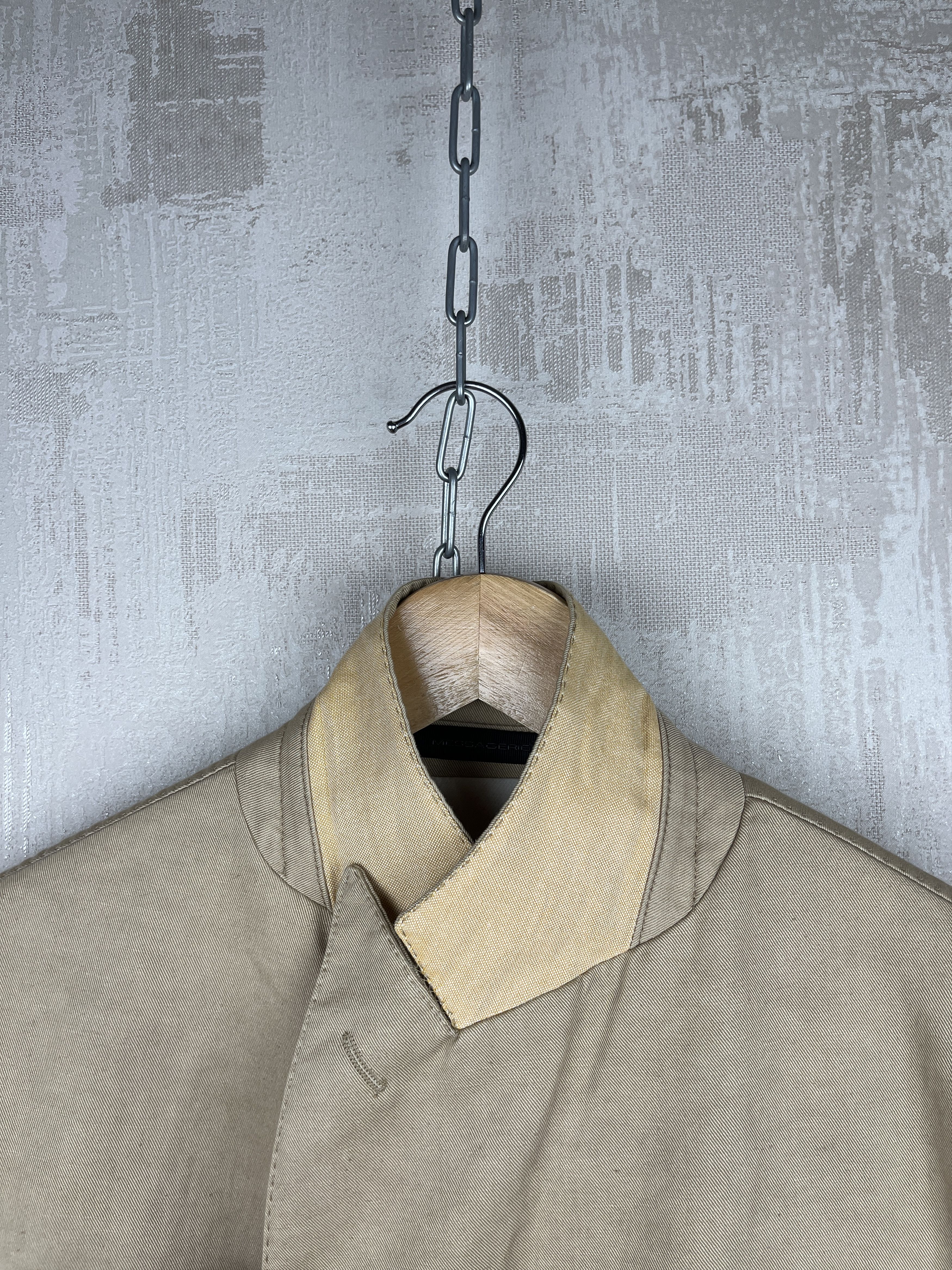 Messagerie Messagerie Double Breasted Blazer Cotton Linen Size 50 Size US M / EU 48-50 / 2 - 5 Thumbnail