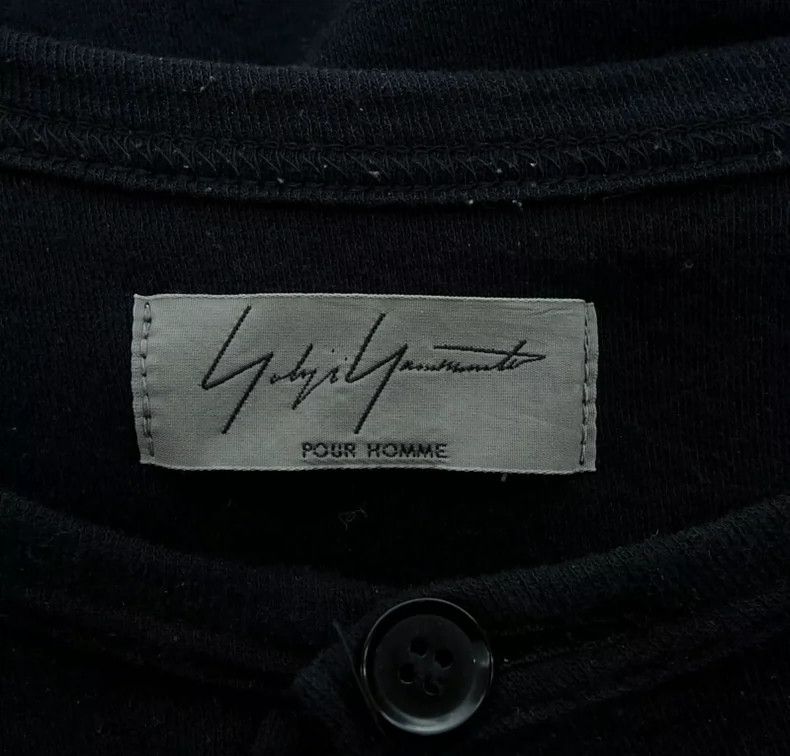 Yohji Yamamoto Yohji Yamamoto 12SS Cotton Henley Neck Sweater Size US L / EU 52-54 / 3 - 5 Thumbnail