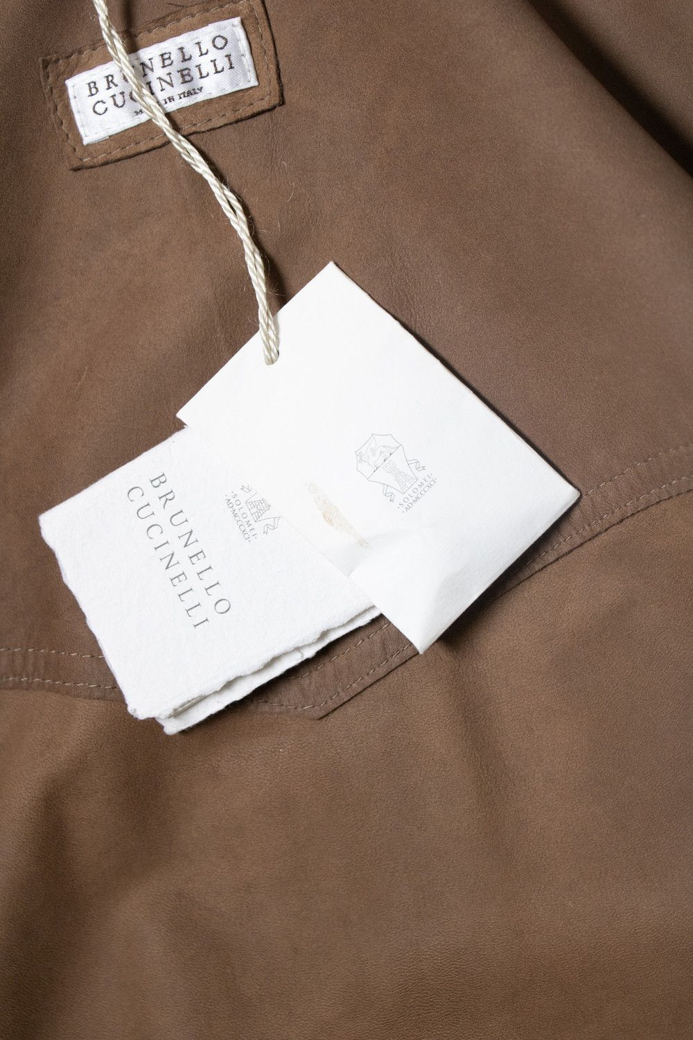 Brunello Cucinelli Brunello Cucinelli, brown suede shirt Size US XXL / EU 58 / 5 - 8 Thumbnail