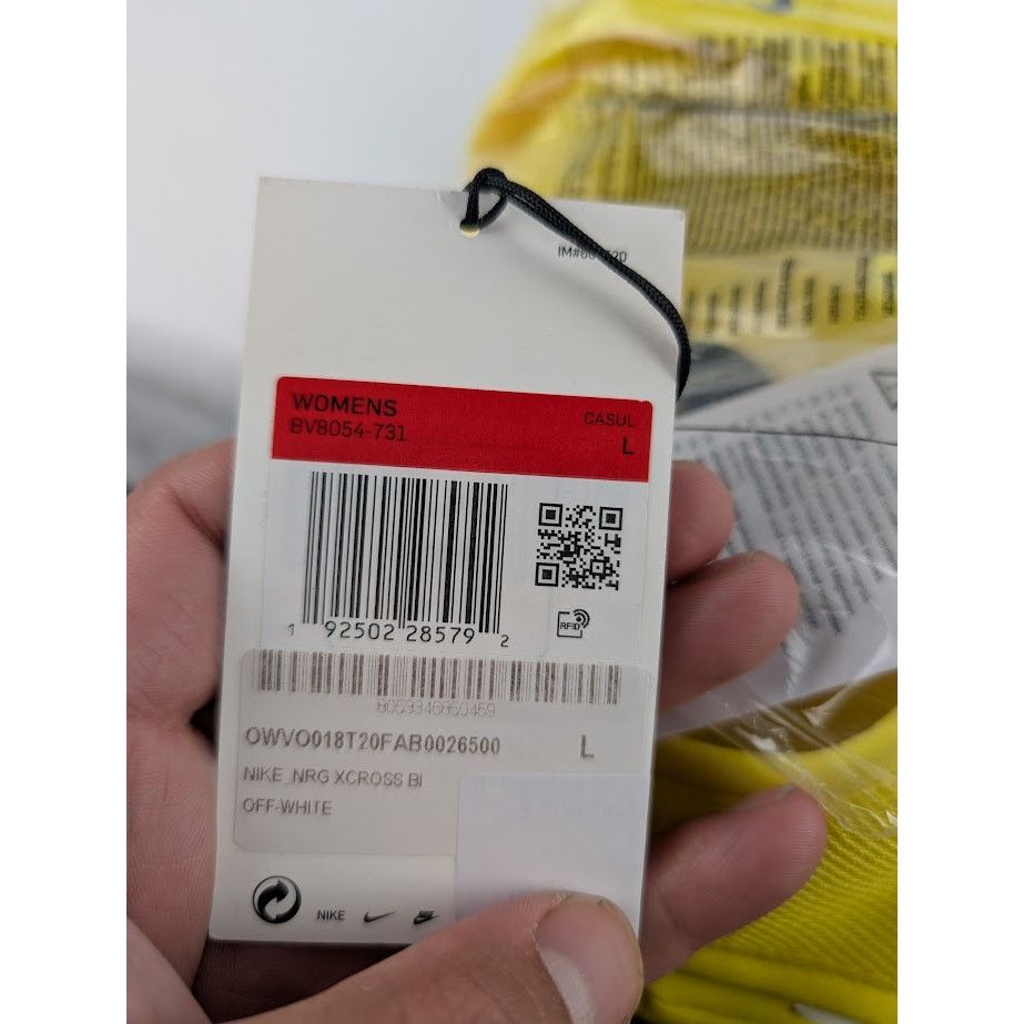 Nike × Off-White o1rshd1 Cross Bib in Yellow Size L / US 10 / IT 46 - 13 Thumbnail