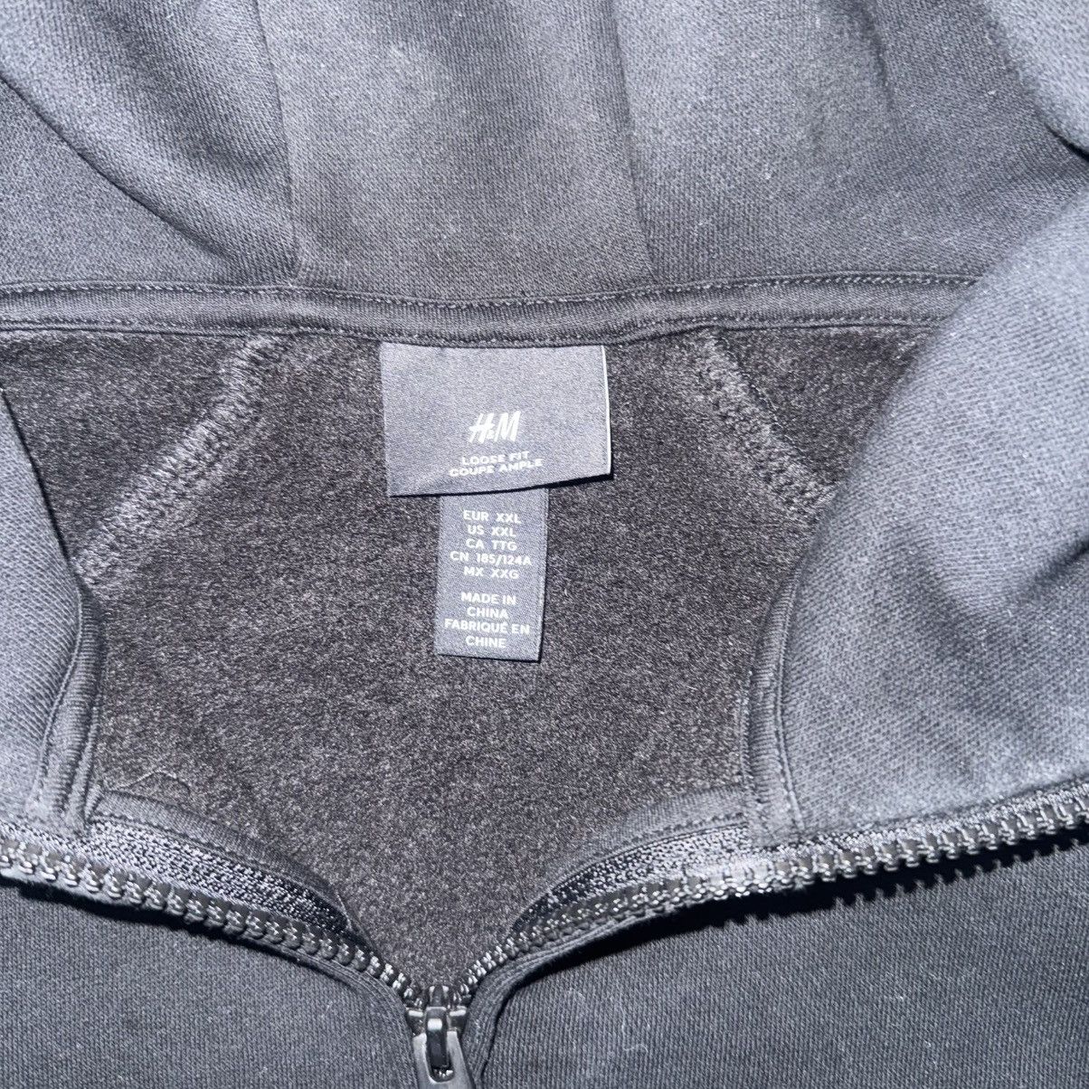 H&M H&M Black Zip-Up Hoodie w/ Pink Contrast XXL Size US XXL / EU 58 / 5 - 3 Thumbnail