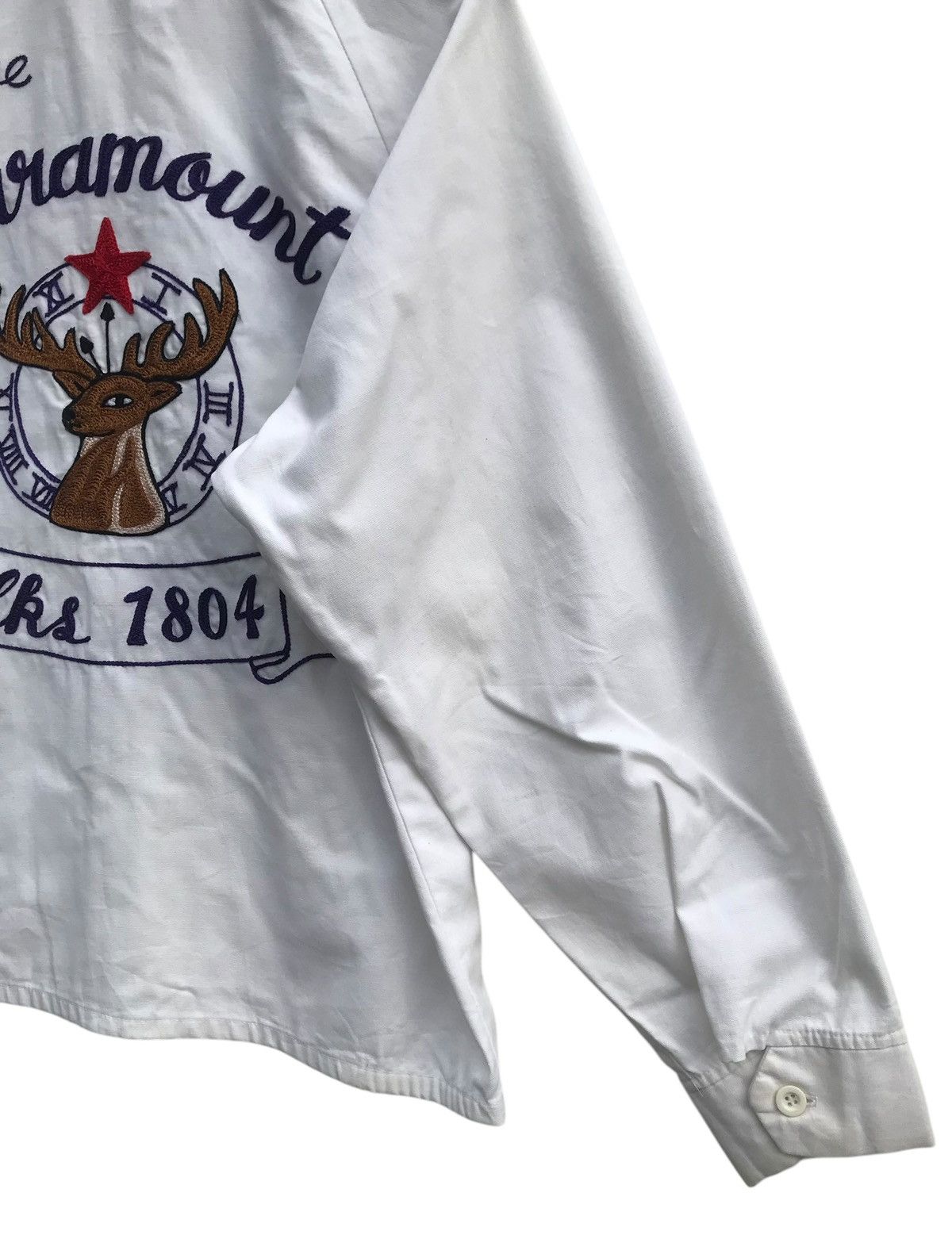 Vintage Vintage Paramount Elks Men’s 80’s Embroidery Jacket (STAINS) Size US M / EU 48-50 / 2 - 16 Thumbnail