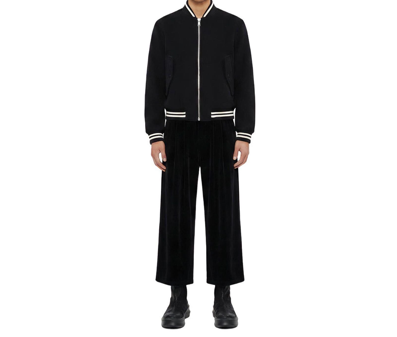 Other The Onyx Varsity Jacket | Black Polyester Bomber Size US M / EU 48-50 / 2 - 1 Thumbnail