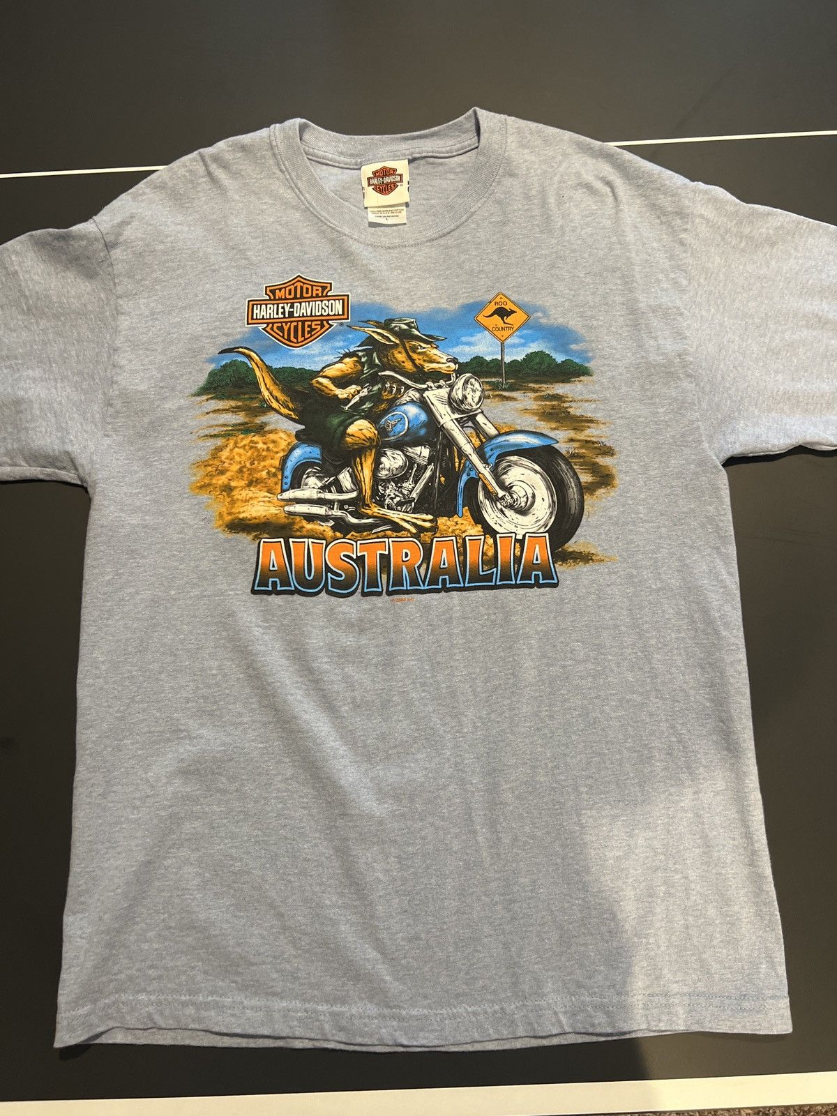 Vintage Harley Davidson Australia Graphic Tee Size US L / EU 52-54 / 3 - 1 Thumbnail