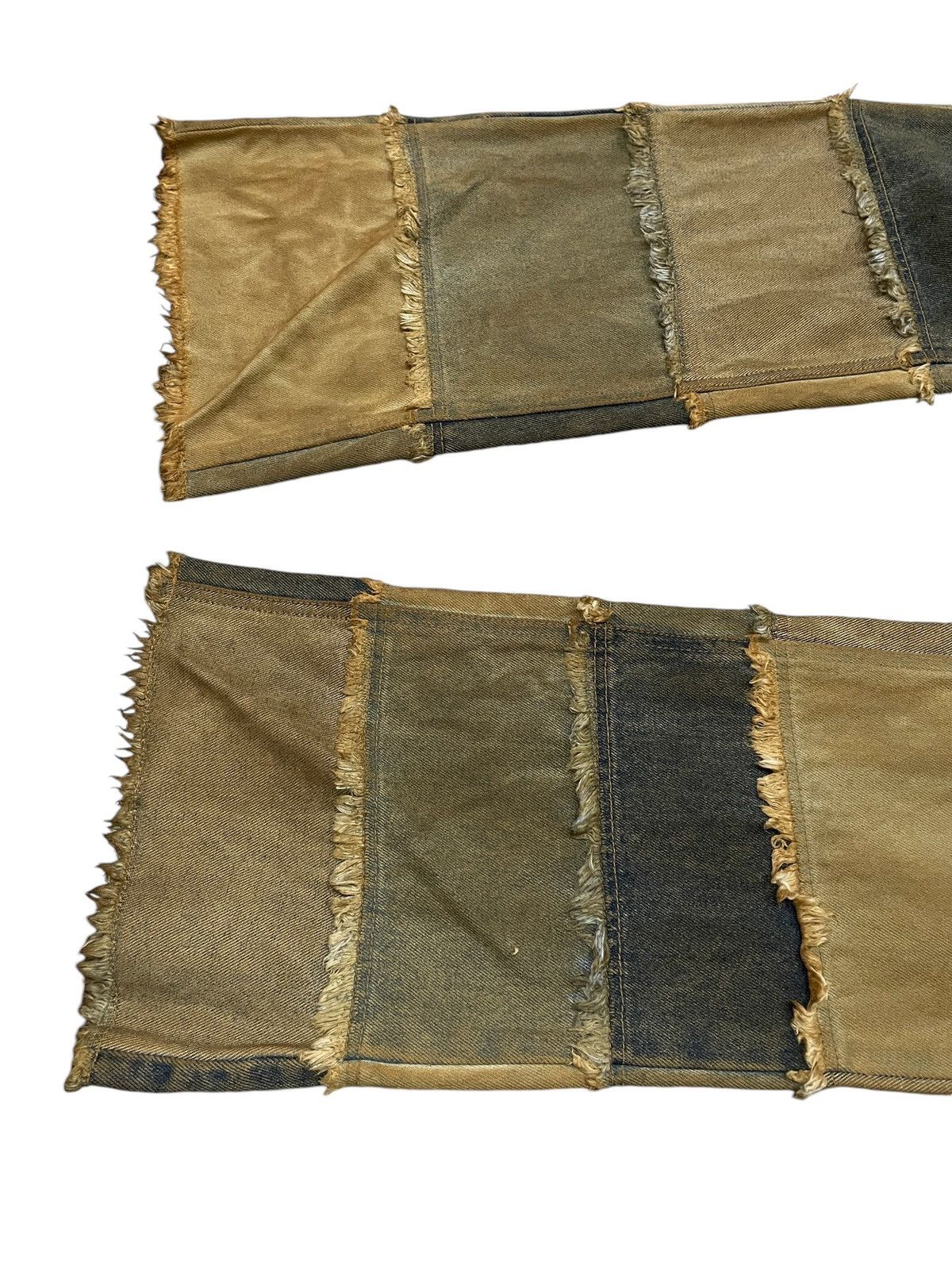 GOSTAR DE FUGA × If Six Was Nine × Shellac Mud Wash Hagi Layered Flared Jeans Japanese Brand Size US 30 / EU 46 - 10 Thumbnail