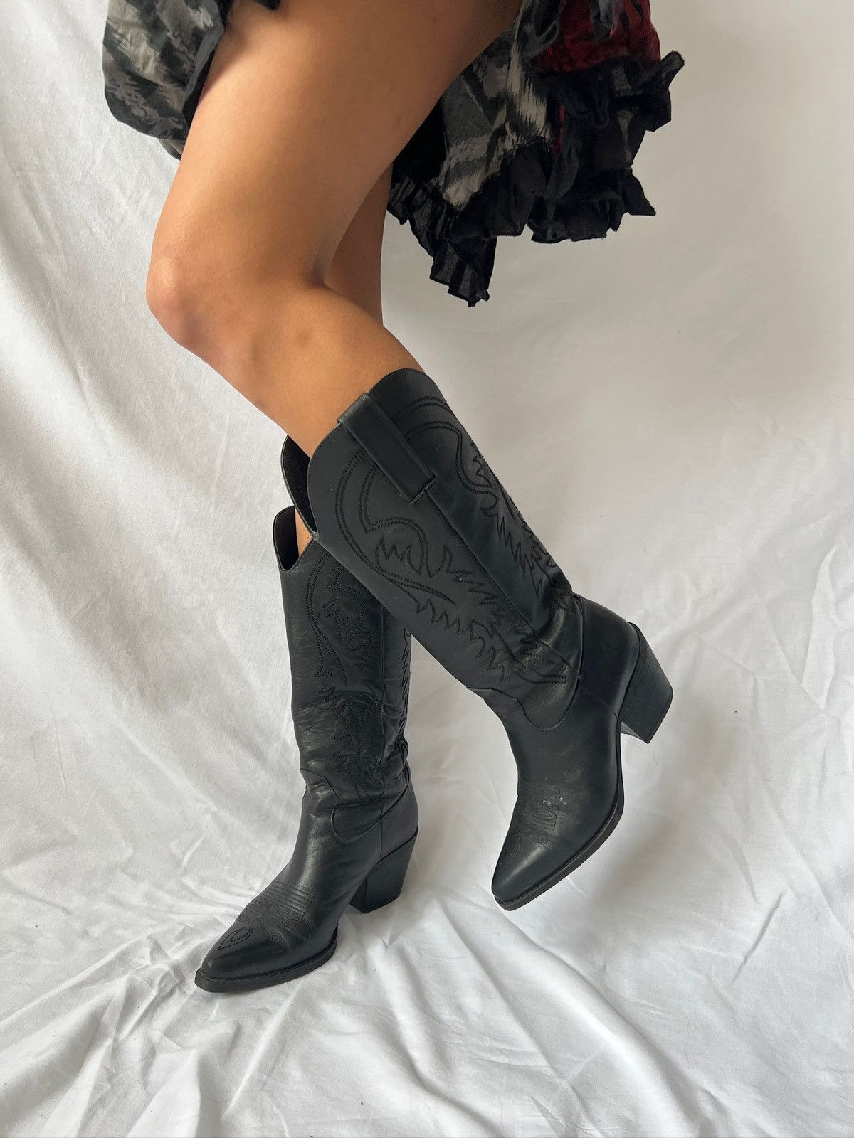Vintage Vintage cowboy boots Size US 6 / IT 36 - 1 Thumbnail