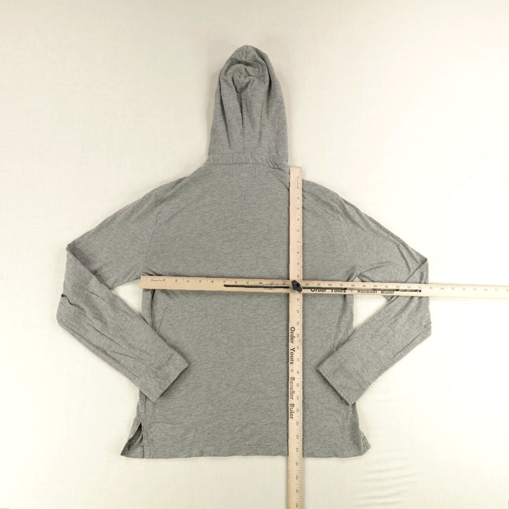 Polo Ralph Lauren Polo Ralph Lauren Hoodie Shirt Mens Small Long Sleeve Button Pullover Pocket Gray Henley Knit Nylon Cotton Classic Casual Shirt Size US S / EU 44-46 / 1 - 5 Thumbnail