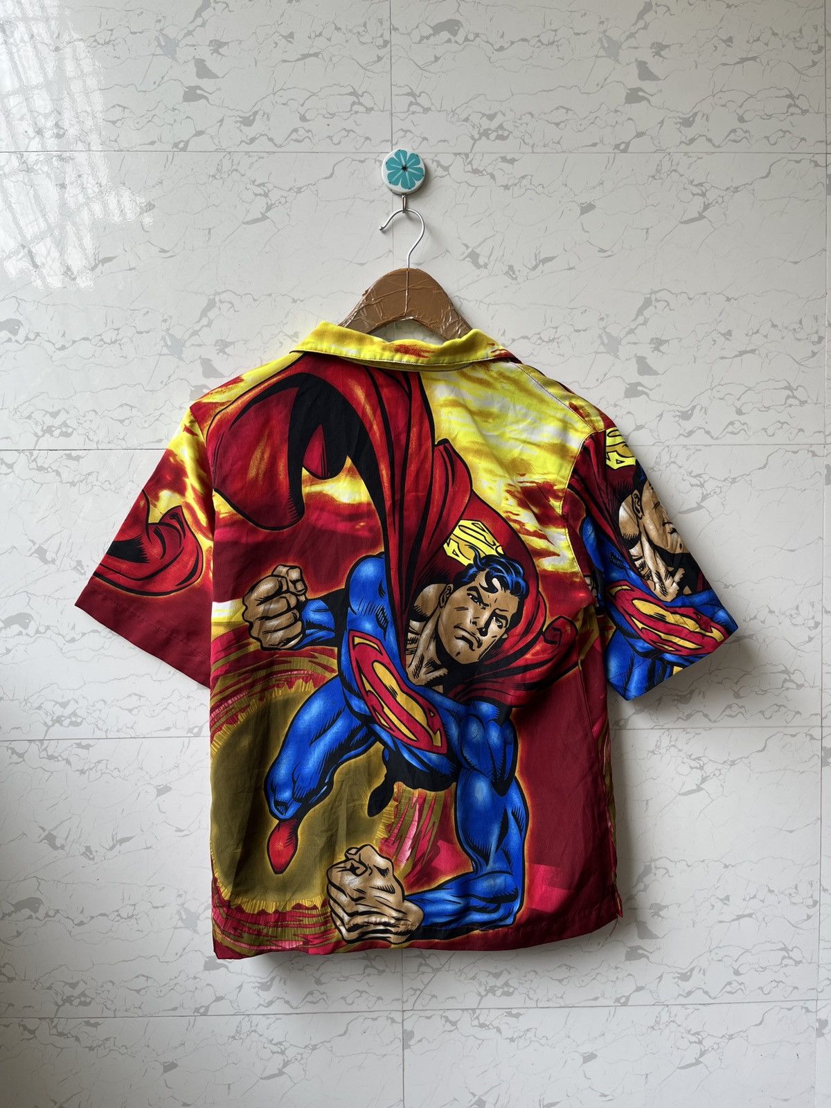 DC Comics Rare Vintage DC Superman Shirt (Warner Bros. Official) Size US S / EU 44-46 / 1 - 5 Thumbnail