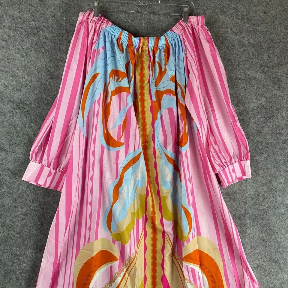 Other FHQ Collection Dress 2XL Women's NWD Pink Polyester Adults Size XXL / US 16-18 / IT 52-54 - 2 Thumbnail