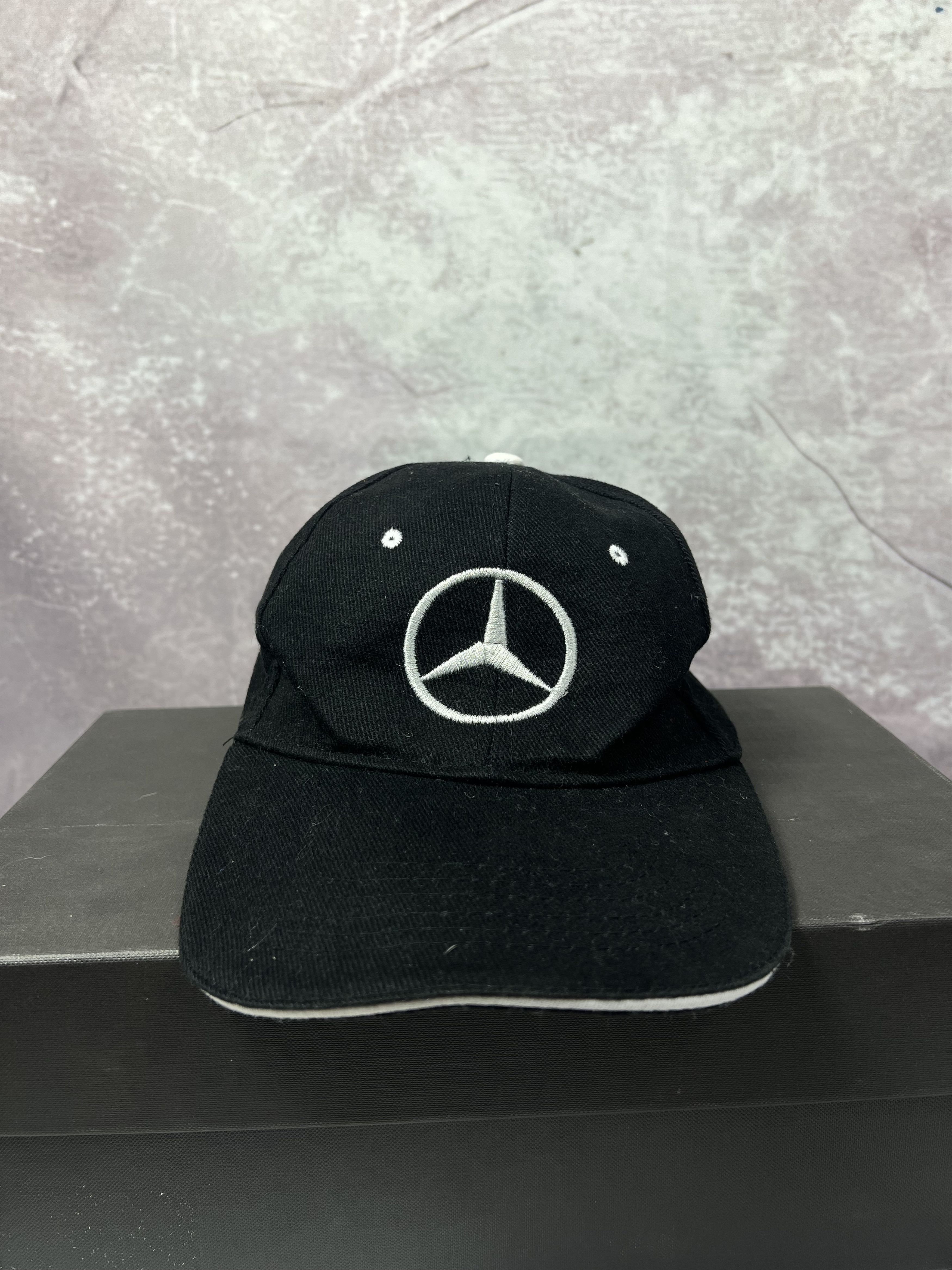 Mercedes-Benz × Vintage Mercedes Benz Logo Black Cap Size ONE SIZE - 3 Thumbnail
