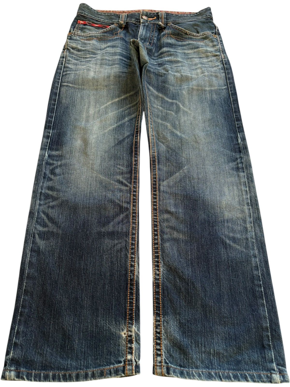Edwin × Japanese Brand Exclusive Vintage Edwin Faded Mud Wash Loose Baggy Jeans Size US 32 / EU 48 - 1 Thumbnail