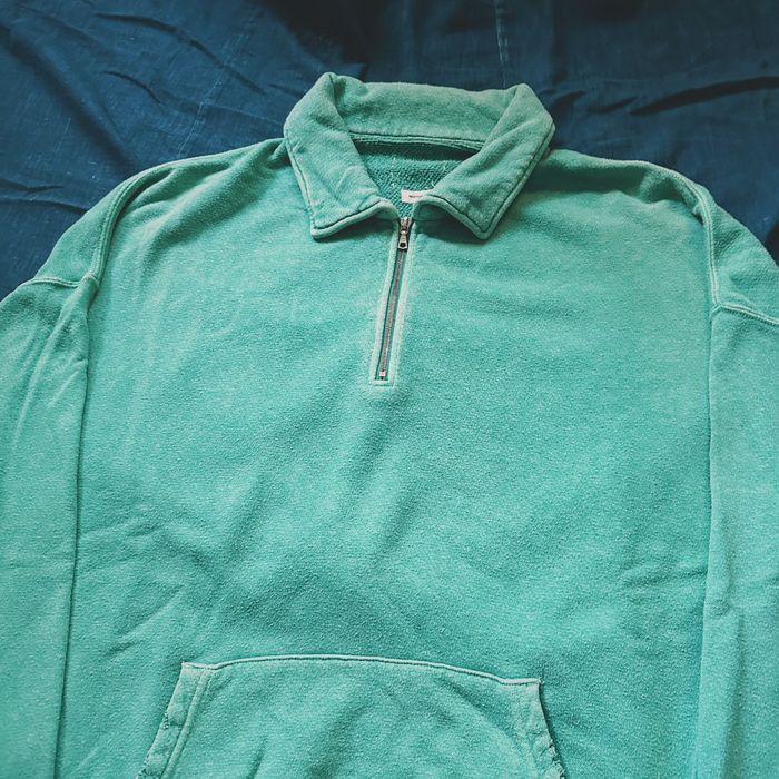 Visvim Jumbo sweat PO zip (uneven dye) | Grailed