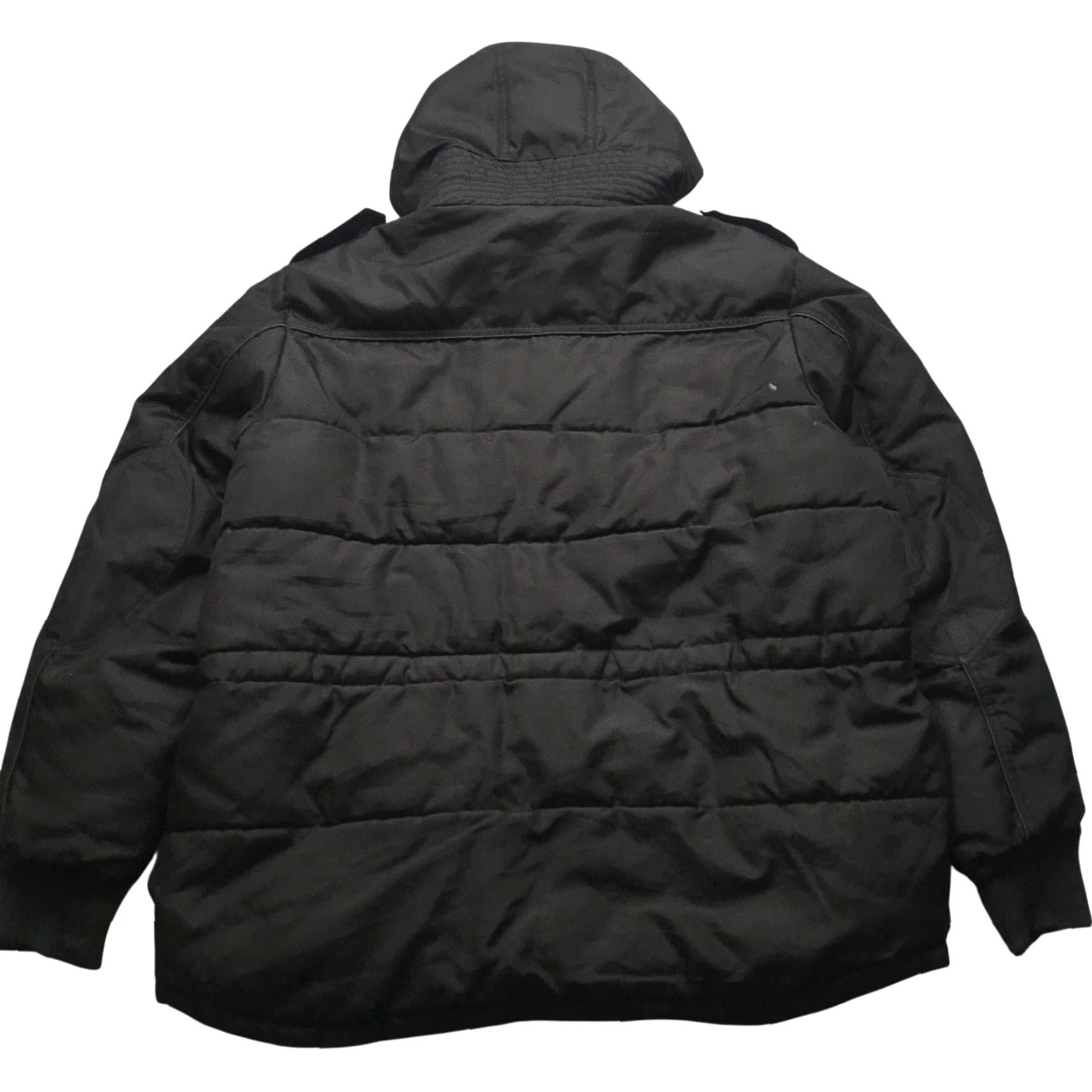 Sean John Sean John GIII Apparel Quilted Jacket Hooded Mens 2XL Black Zip Full Zip Lined Pockets Logo Jacket Size US XXL / EU 58 / 5 - 4 Thumbnail