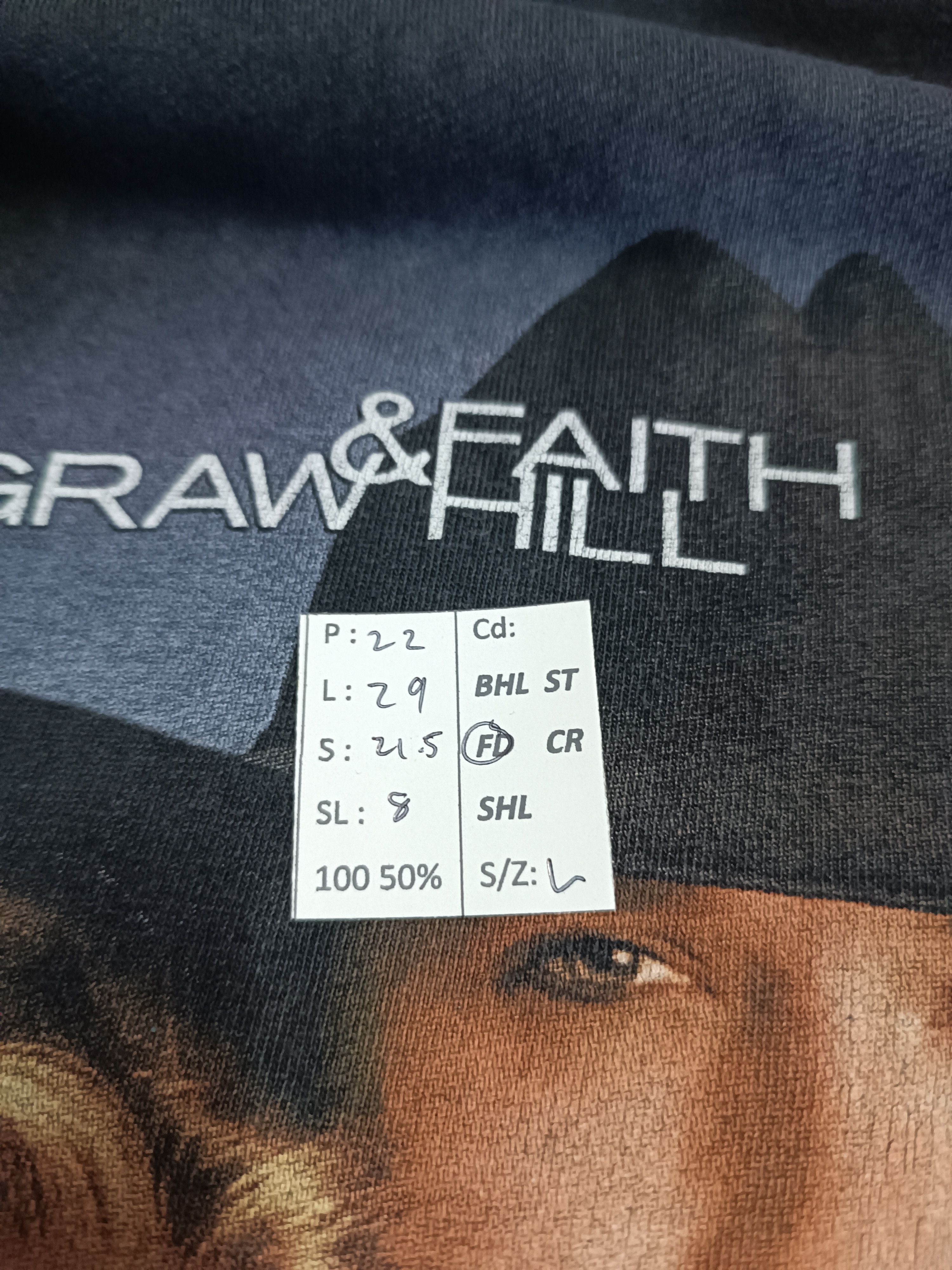 Vintage RARE🔥VINTAGE 2000's FADED FAITH HILL & TIM MCGRAW TOUR TEES Size US L / EU 52-54 / 3 - 15 Thumbnail