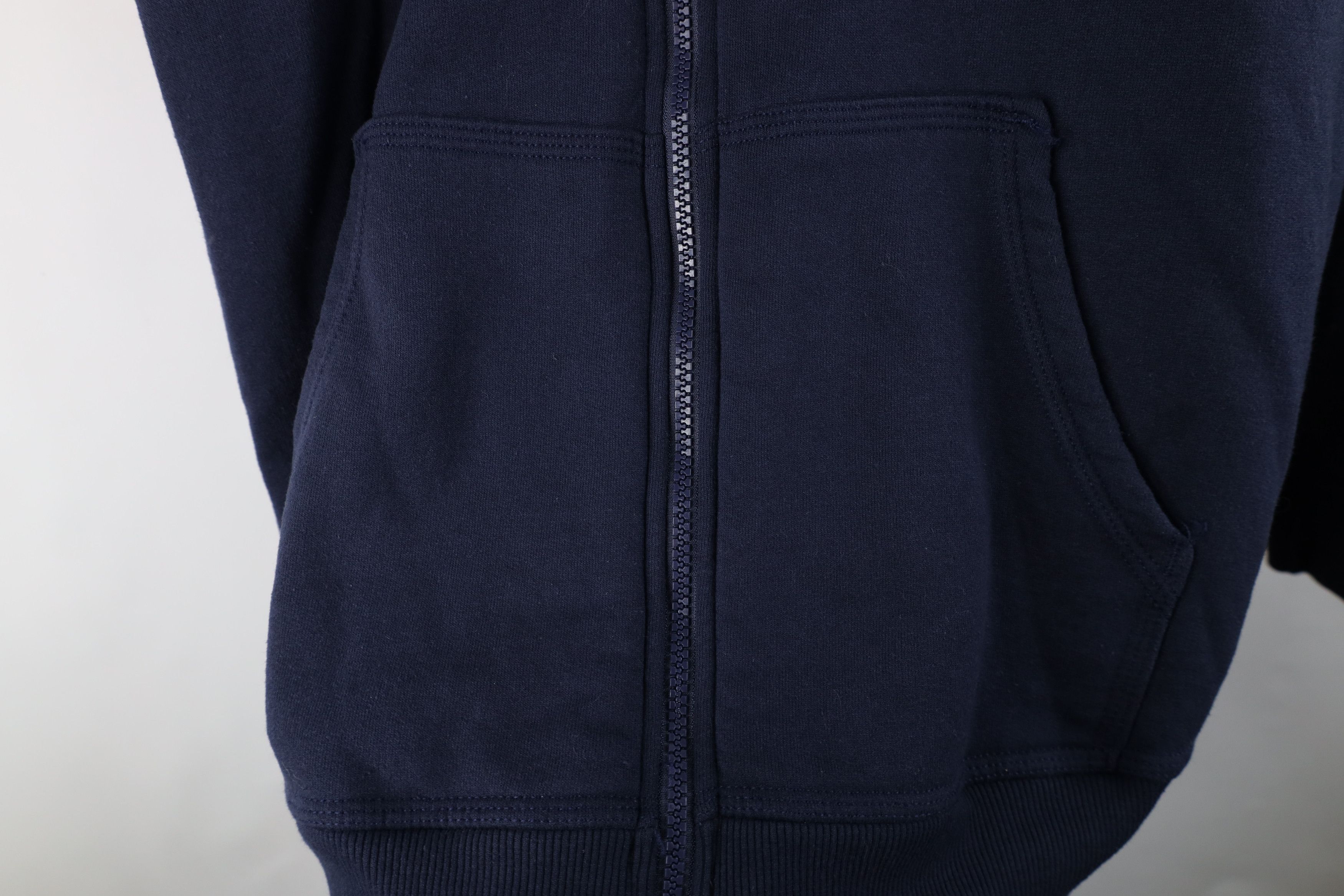 Champion × Vintage Vintage Champion Monochrome Full Zip Hoodie Sweatshirt Blue Size US XL / EU 56 / 4 - 6 Thumbnail