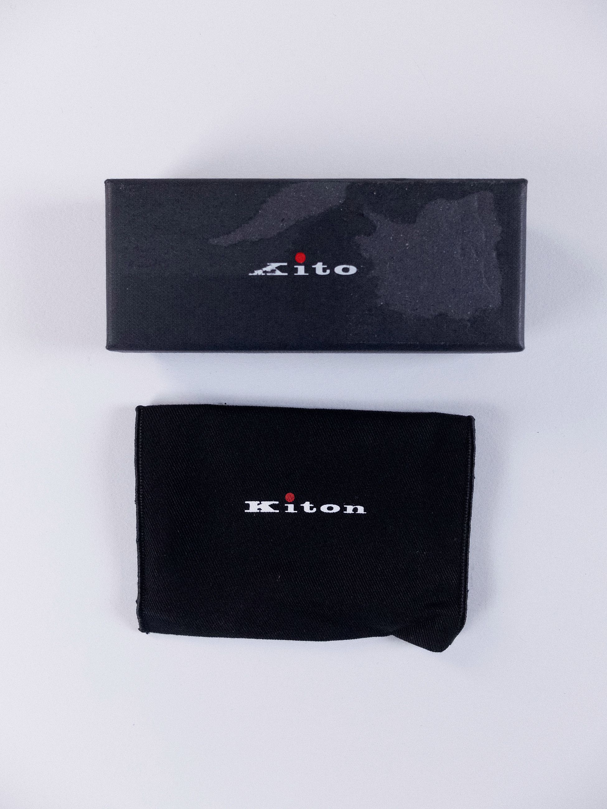 Kiton KITON hand stitched brown leather keyring authentic Size ONE SIZE - 7 Thumbnail