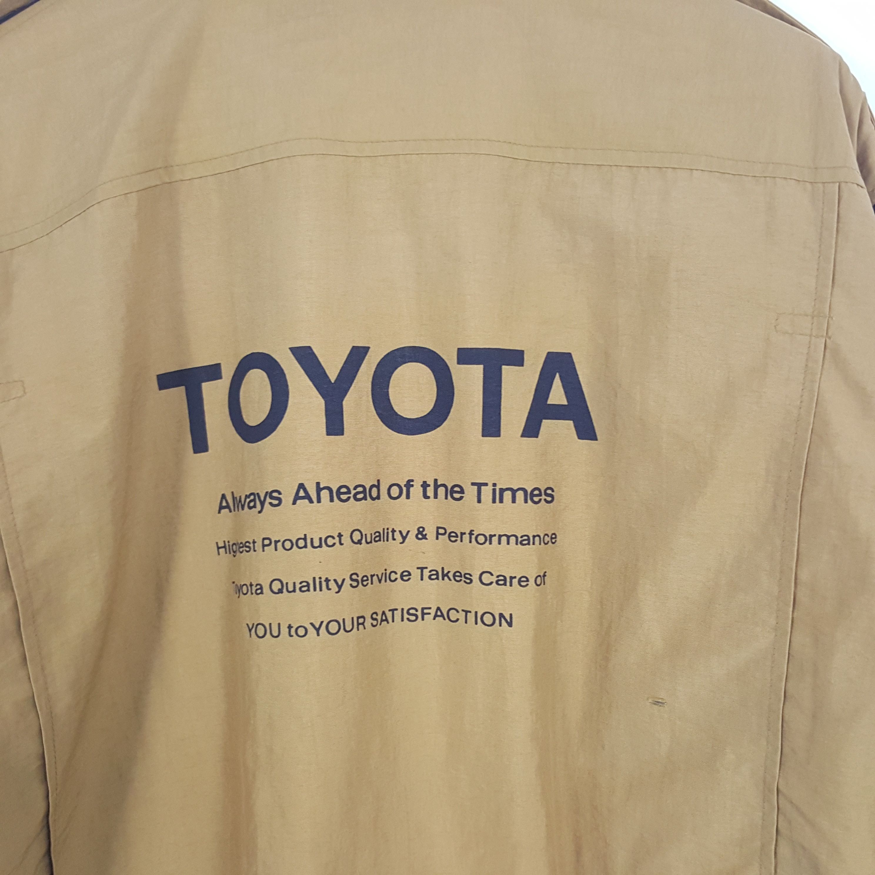 Japanese Brand × Vintage Vintage Toyota Techno Japanese Racing Team Bombers Jacket Size US XL / EU 56 / 4 - 2 Thumbnail