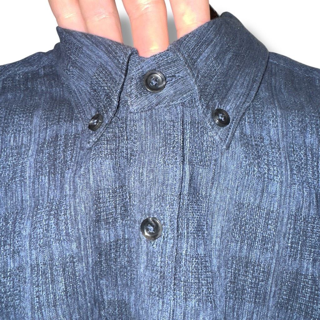 Baldwin Baldwin Denim KC Navy Woven Oxford Button Down Sz S Size US S / EU 44-46 / 1 - 3 Thumbnail