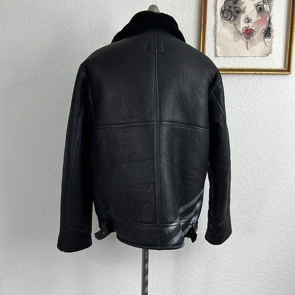Vintage Infinity Men's London Leather Jacket B3 Airforce Jacket US A Size US XL / EU 56 / 4 - 7 Thumbnail