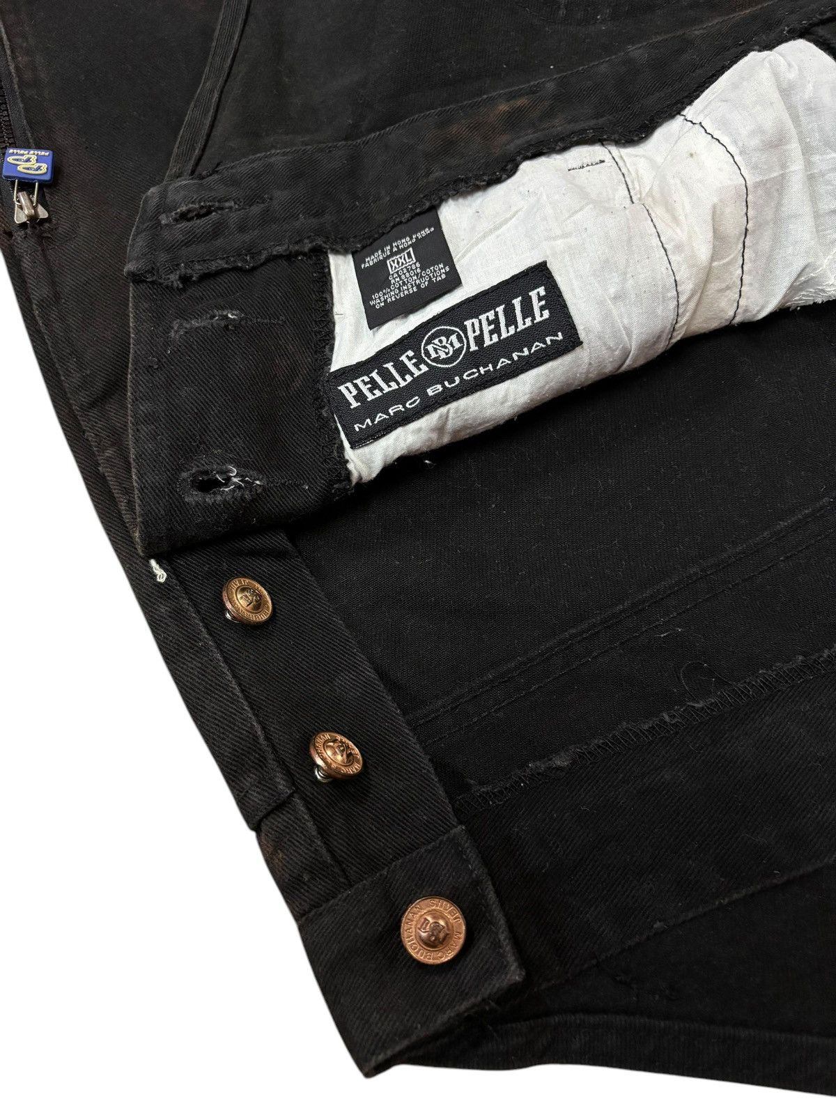 Pelle Pelle 90s Vintage Pelle Pelle Baggy Acid Splash Jumpsuit Size US 44 / EU 60 - 13 Thumbnail