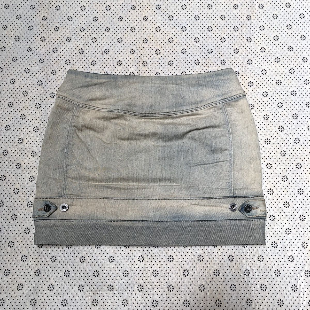 Diesel DIESEL full button jeans mini skirt Size 26" / US 2 / IT 38 - 6 Thumbnail