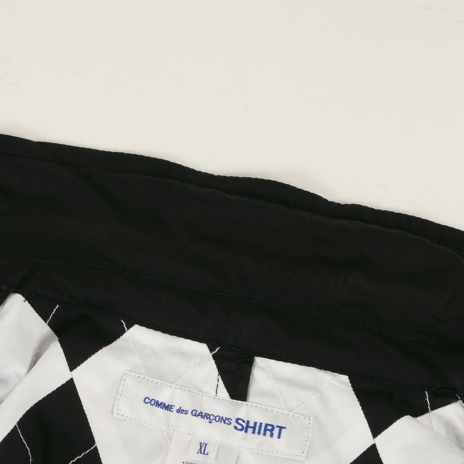 Comme des Garcons SHIRT Jacket Harlequin Check Quilted Lining 3B Tailored Black Size US XL / EU 56 / 4 - 7 Thumbnail