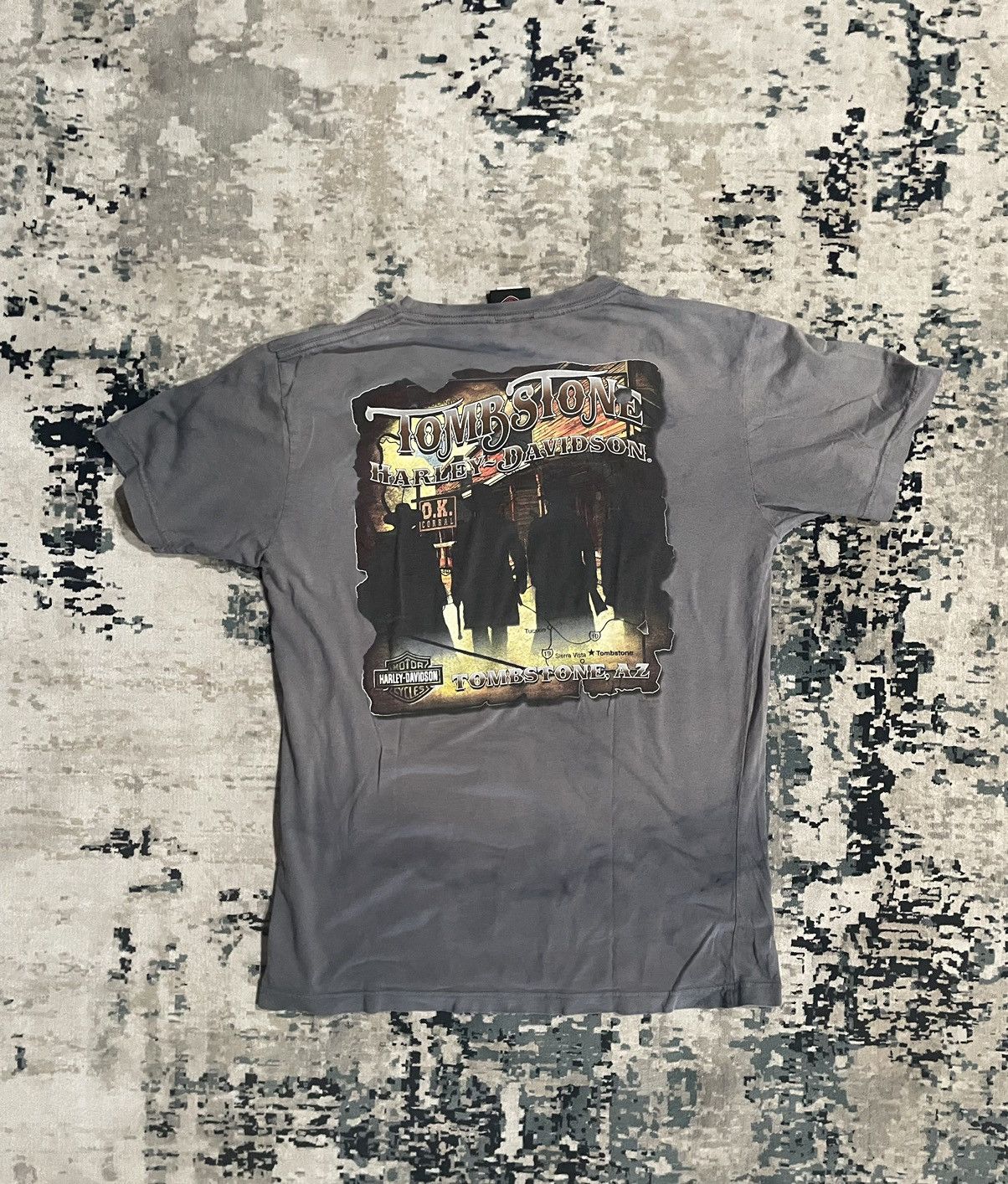 Harley Davidson × Vintage Tombstone Harley Davidson Motorcycle Tee Size US L / EU 52-54 / 3 - 2 Thumbnail