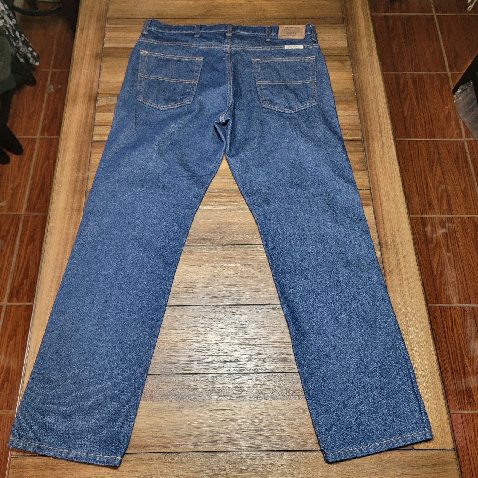 Other Double Knot Straight Denim Jeans - Size 38 X 32 Size US 38 / EU 54 - 3 Thumbnail
