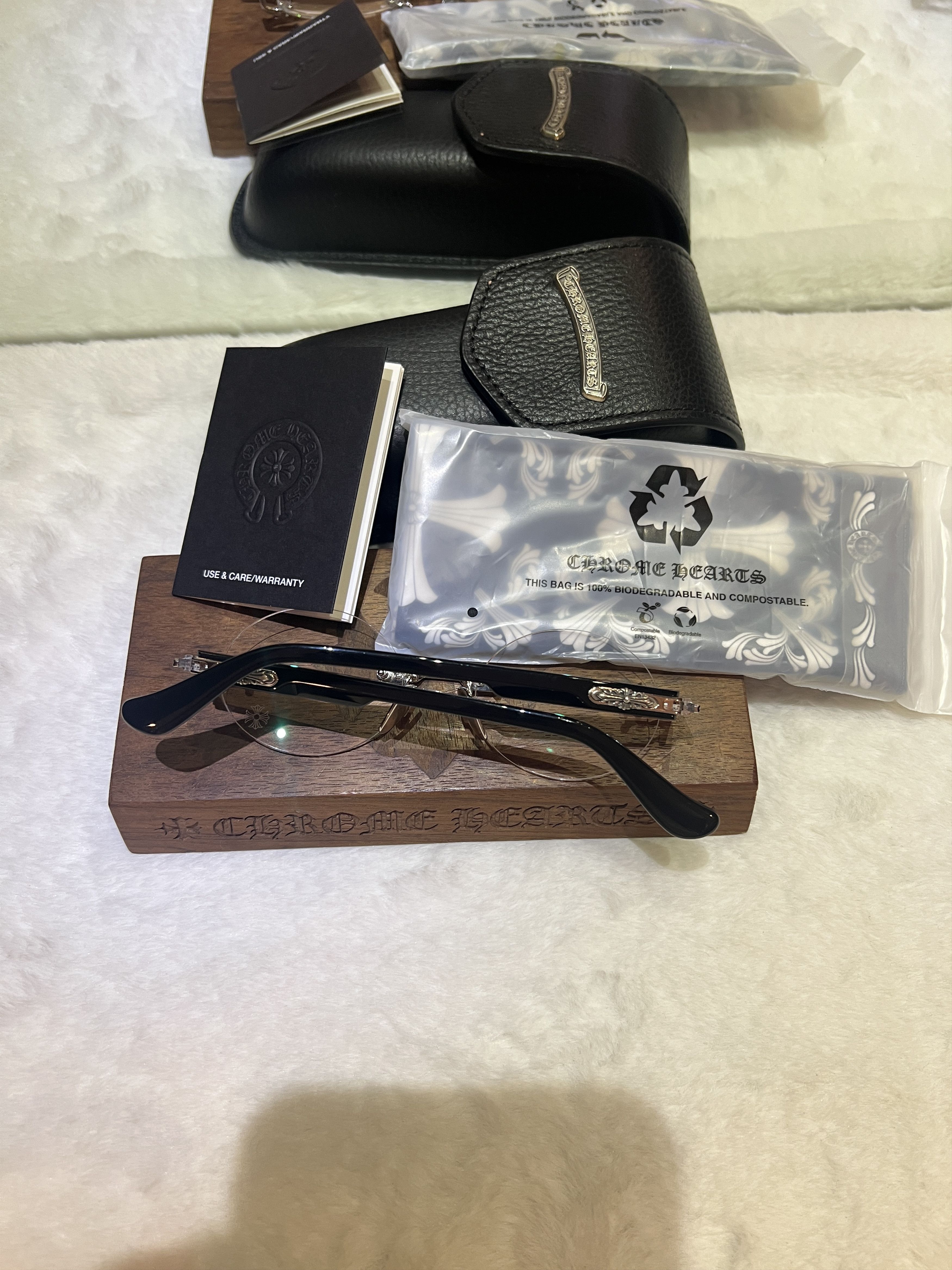 Chrome Hearts CHROME HEARTS DEEP III BLACK/SILVER GLASSES Size ONE SIZE - 14 Thumbnail