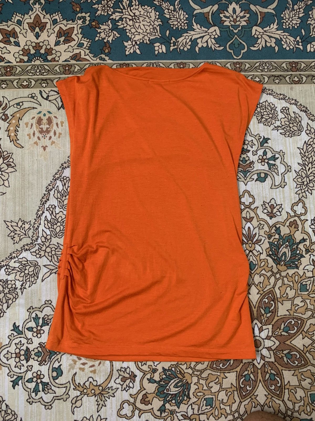 Issey Miyake ISSEY MIYAKE Lyocell Tunic Top IM93JK563 Orange 2 Size M / US 6-8 / IT 42-44 - 13 Thumbnail