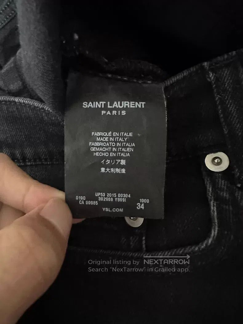 Saint Laurent Paris Saint Laurent Paris Five-zip denim jeans i Size US 34 / EU 50 - 7 Thumbnail