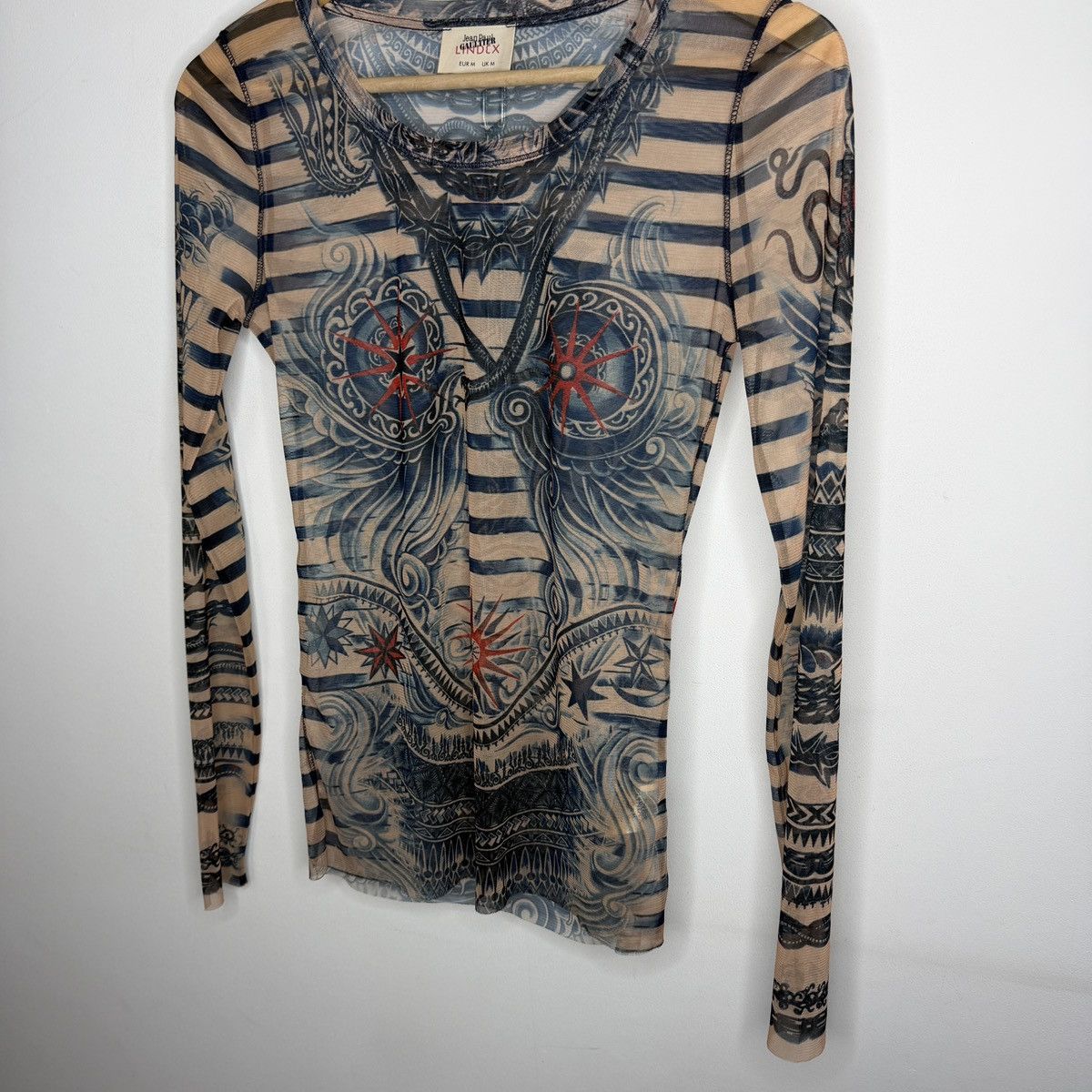 Jean Paul Gaultier Jean Paul Gaultier Mesh Top Tattoo Long + Pants Size M / US 6-8 / IT 42-44 - 4 Thumbnail