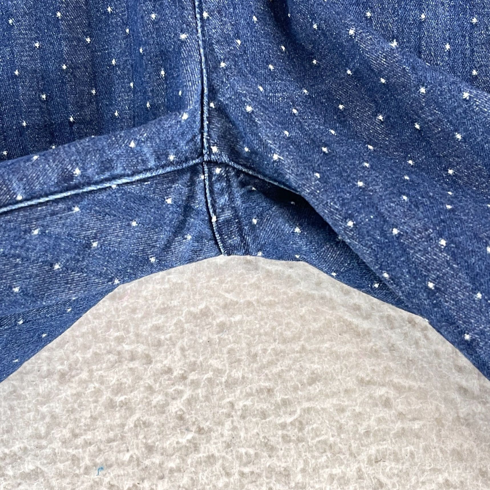 Scotch & Soda Scotch & Soda Jeans Womens Slim Tapered Mid-Rise Dot Print Blue Size 27 Regular Size 27" / US 4 / IT 40 - 6 Thumbnail