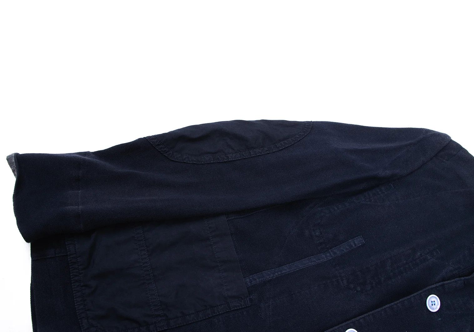 Junya Watanabe Cotton Elbow Patch Design Jacket in Navy Size US S / EU 44-46 / 1 - 9 Thumbnail