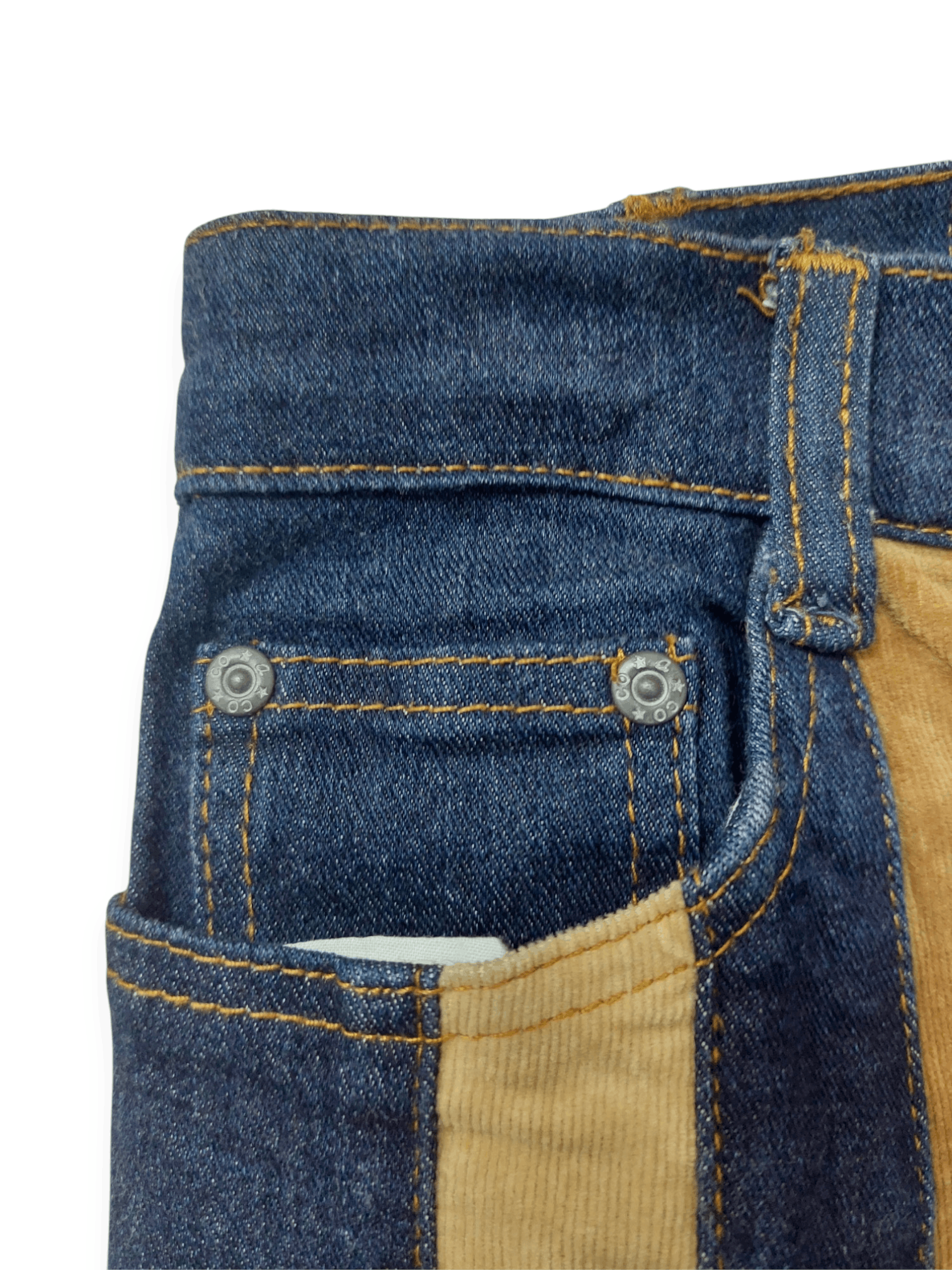 Vintage 🔥Super Flare Japan A.CO.CO Multi Stripe Jeans Size 26" / US 2 / IT 38 - 9 Thumbnail