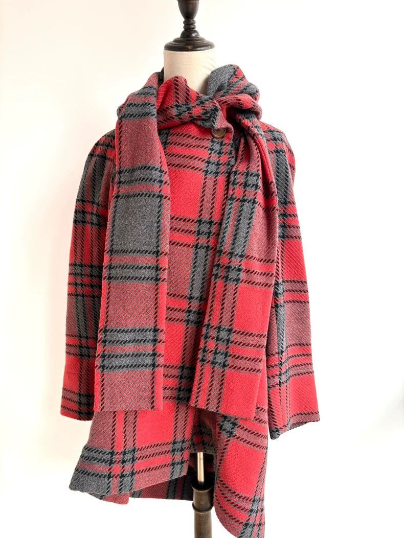 Vivienne Westwood Vivienne Westwood size2 Red gauze bow scarf coat Size M / US 6-8 / IT 42-44 - 5 Thumbnail