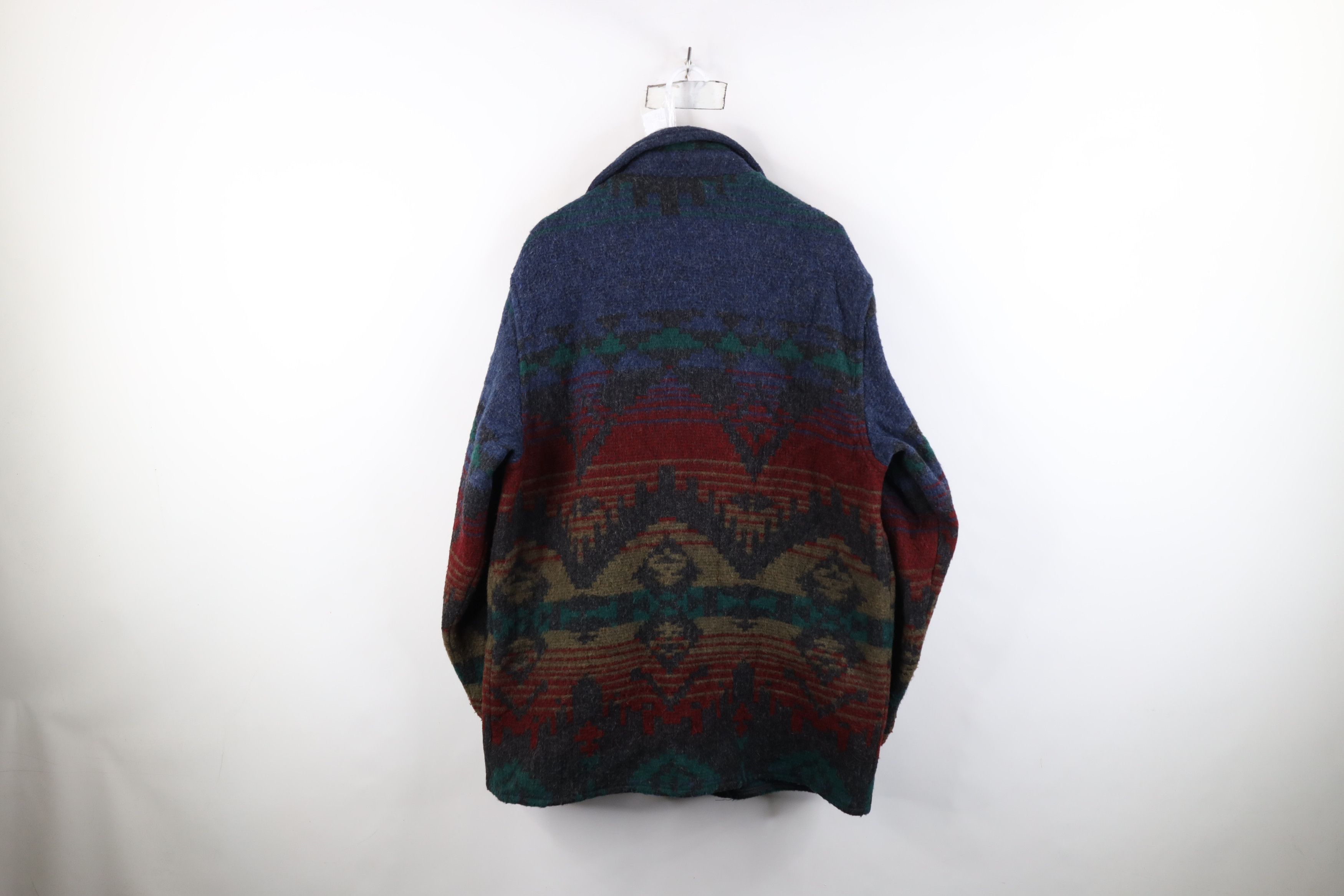 Woolrich Woolen Mills Vintage 90s Woolrich Southwestern Wool Blanket Jacket USA Size US L / EU 52-54 / 3 - 13 Thumbnail