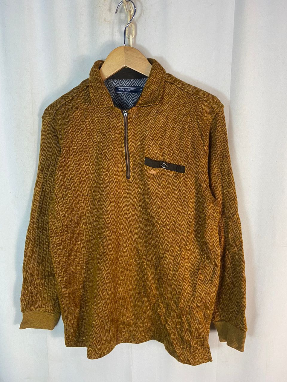 Japanese Brand × Kansai Yamamoto Kansai Yamamoto homme half zipper shirt Size US M / EU 48-50 / 2 - 1 Thumbnail