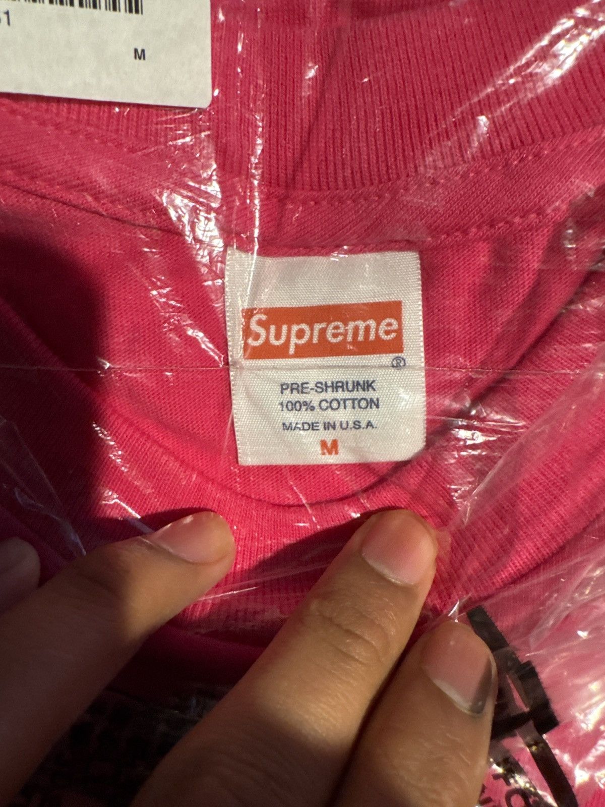 Supreme Supreme Digi Tee Pink Size US M / EU 48-50 / 2 - 5 Thumbnail